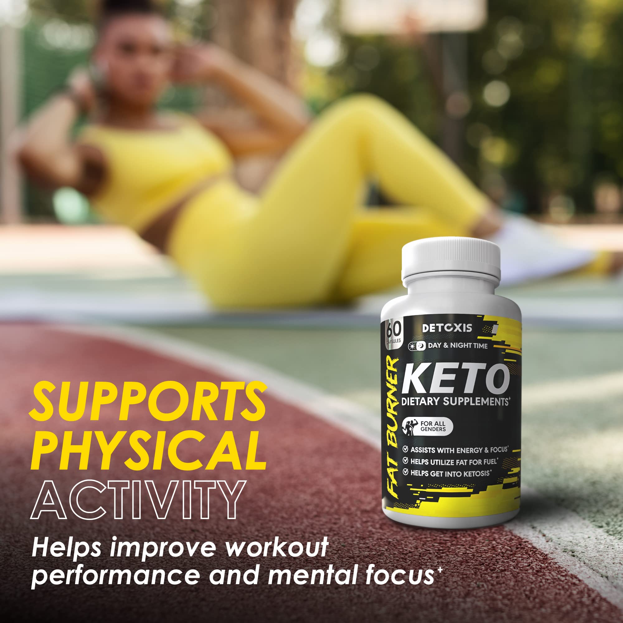 Keto Pills - 60 Ketogenic Diet Support Capsules - Keto Weight Management - Increase Detoxis Au supplements