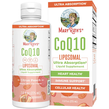 MaryRuth Organics Liquid Vitamin | Coenzyme Q10 Heart Health for Mitochondrial Support and Immune System | Vegan Non-GMO | 7.6 Fl Oz | 45 Servings MARYRUTH'S Au supplements