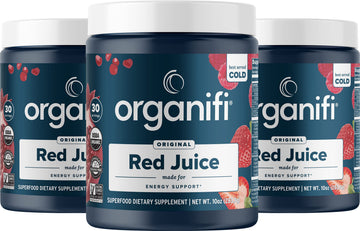 Organifi Red Juice - Vegan Energy Powder - Berry-Flavored Adaptogen Drink Organifi Au supplements