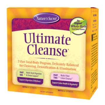 Nature's Secret Ultimate Cleanse 2-Part Total Body Detoxification & Elimination Supports Nature's Secret Au supplements