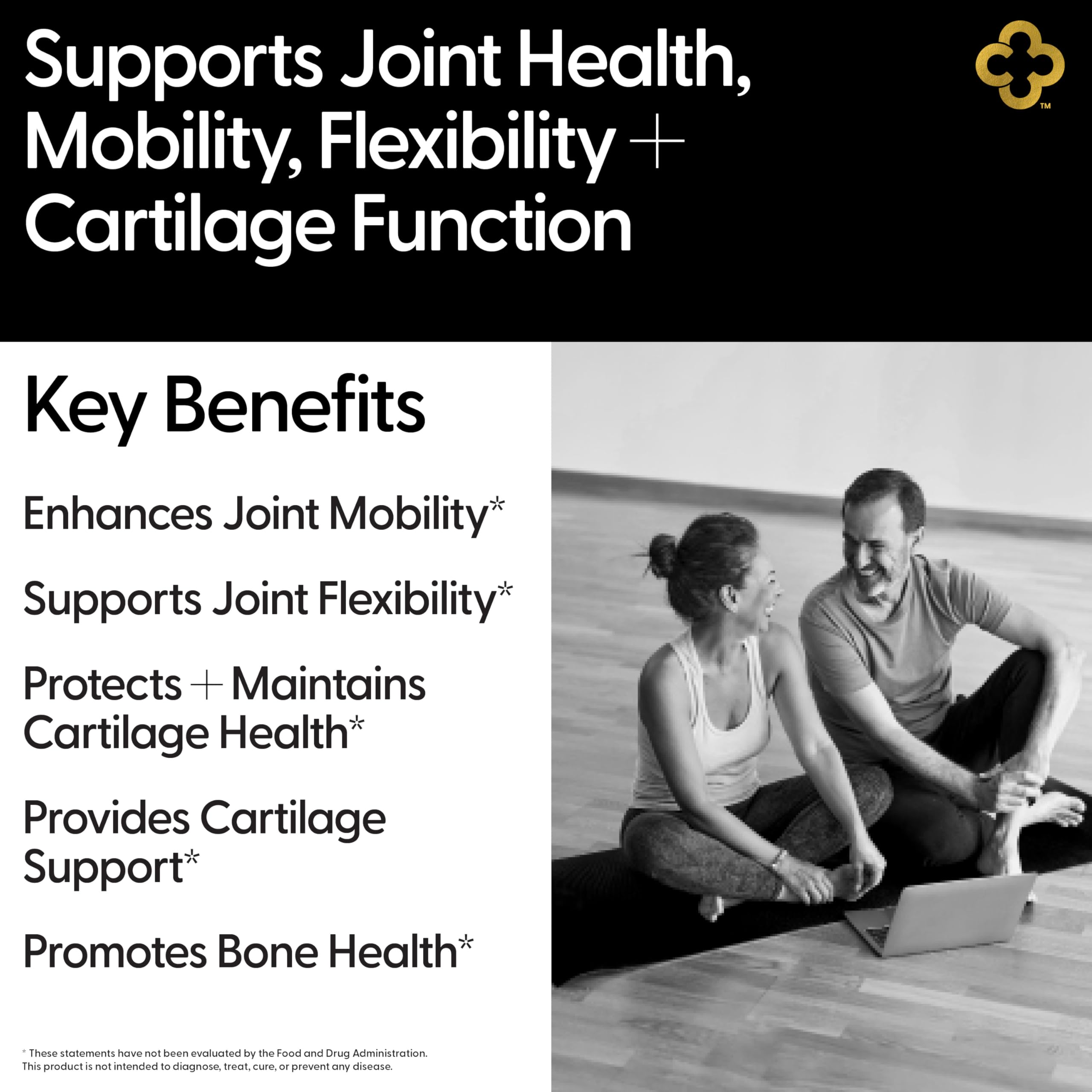 Campio Glucosamine Chondroitin MSM All-in-One Joint Support Supplement Turmeric, Hyaluronic Acid, Boswellia, Ginger Root, Bamboo, BioPerine, Black Pepper, Supports Joint Health & Flexibility 90 Count Campio Au supplements
