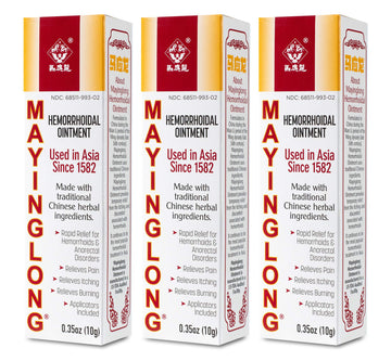 Mayinglong Musk Hemorrhoidal Ointment, Helps Relieve Itching, Burning, or Discomfort Fast (3 Pack) Mayinglong Au supplements