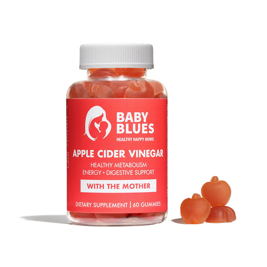Baby Blues Apple Cider Vinegar Gummies - Vegan, Non-GMO & Gluten-Free, Postpartum Dietary Supplement Baby BluesAU supplements