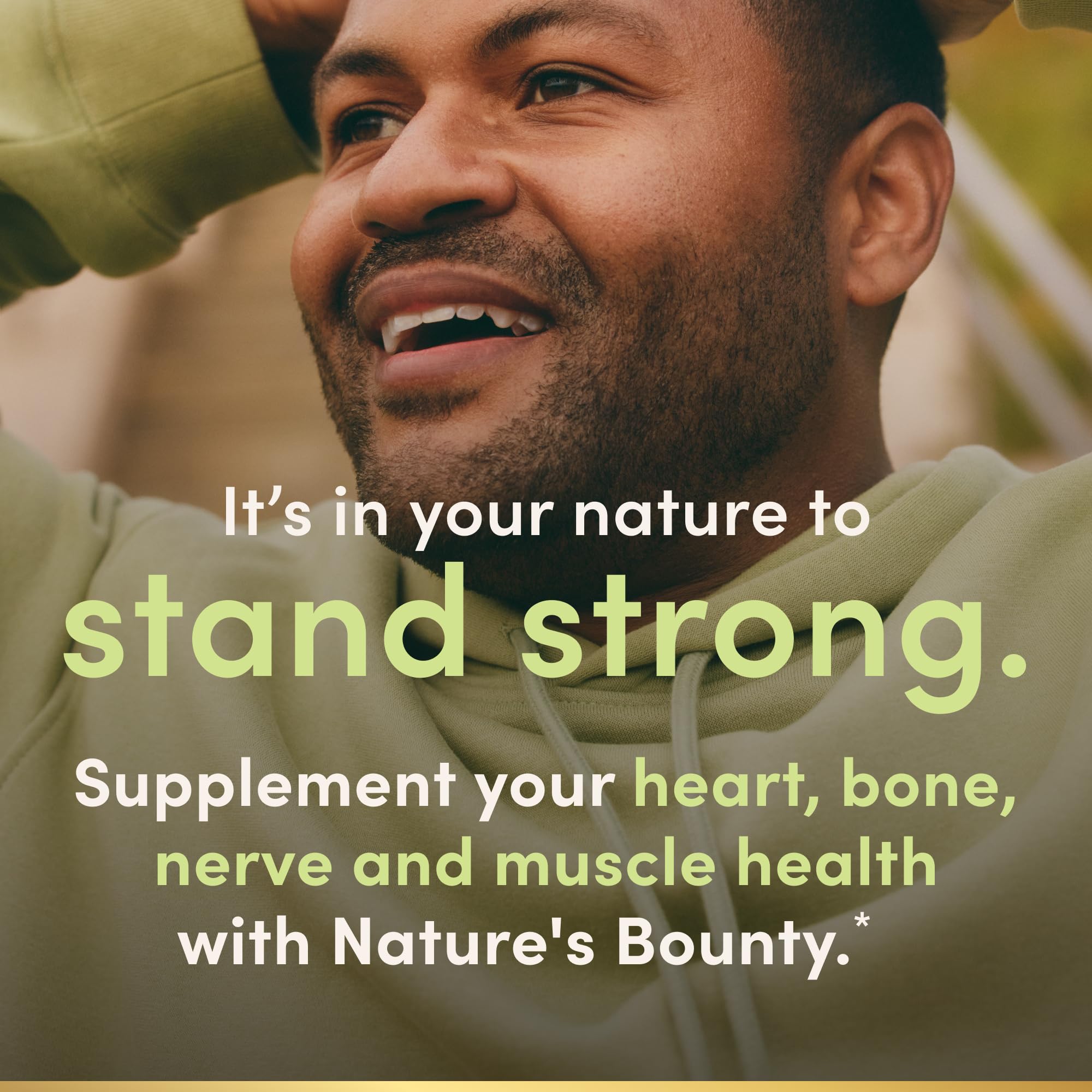 Nature's Bounty Calm Magnesium Glycinate Supplement - High Absorption Magnesium for Relaxed Mood, Heart & Bone Health, 90 Capsules Nature's Bounty Au supplements
