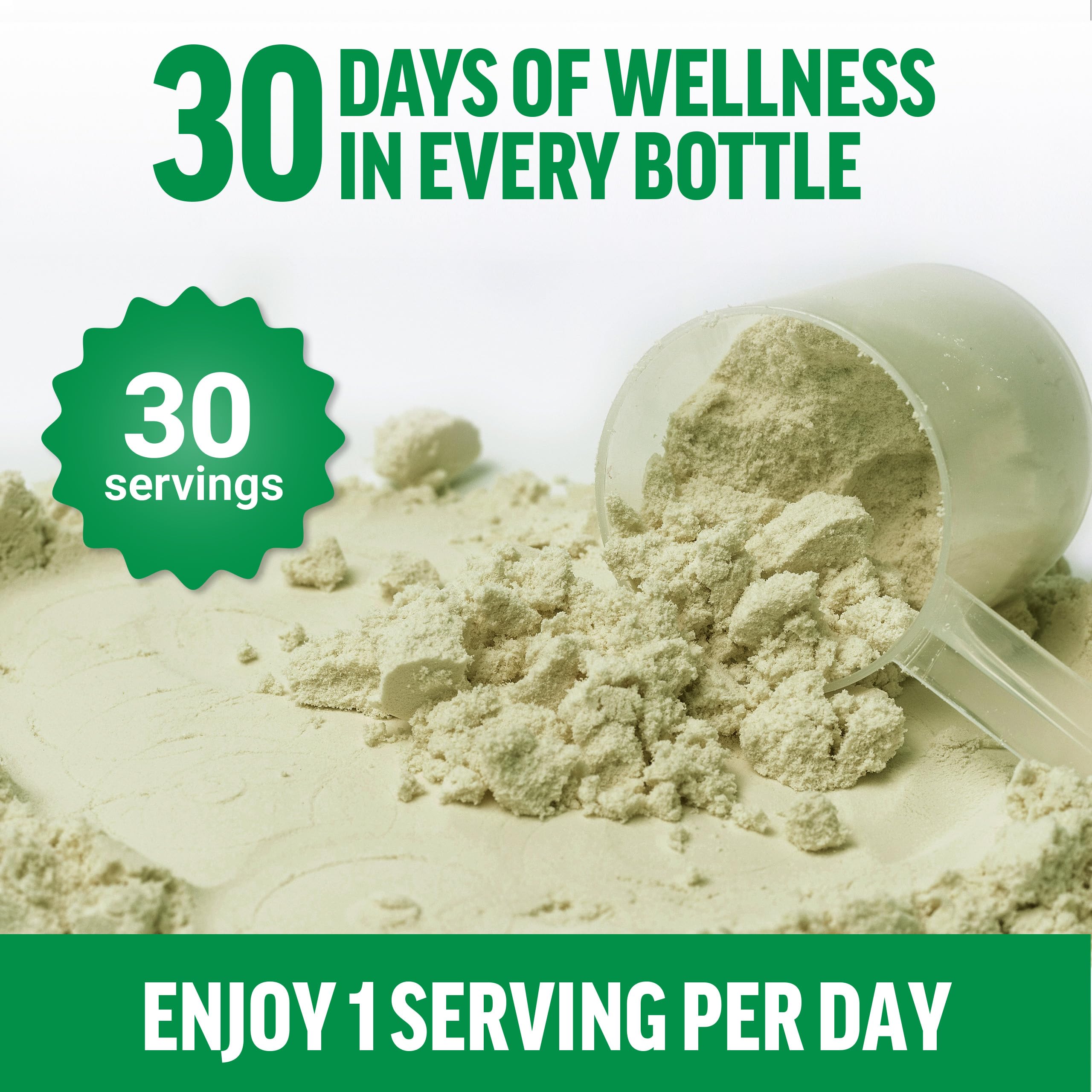 Force Factor Smarter Greens Daily Wellness Powder 2-Pack to Support Energy, Immunity & Digestion, Superfood Greens Powder with Vitamins, Minerals & Probiotics, Unflavored, 60 Servings Force Factor Au supplements