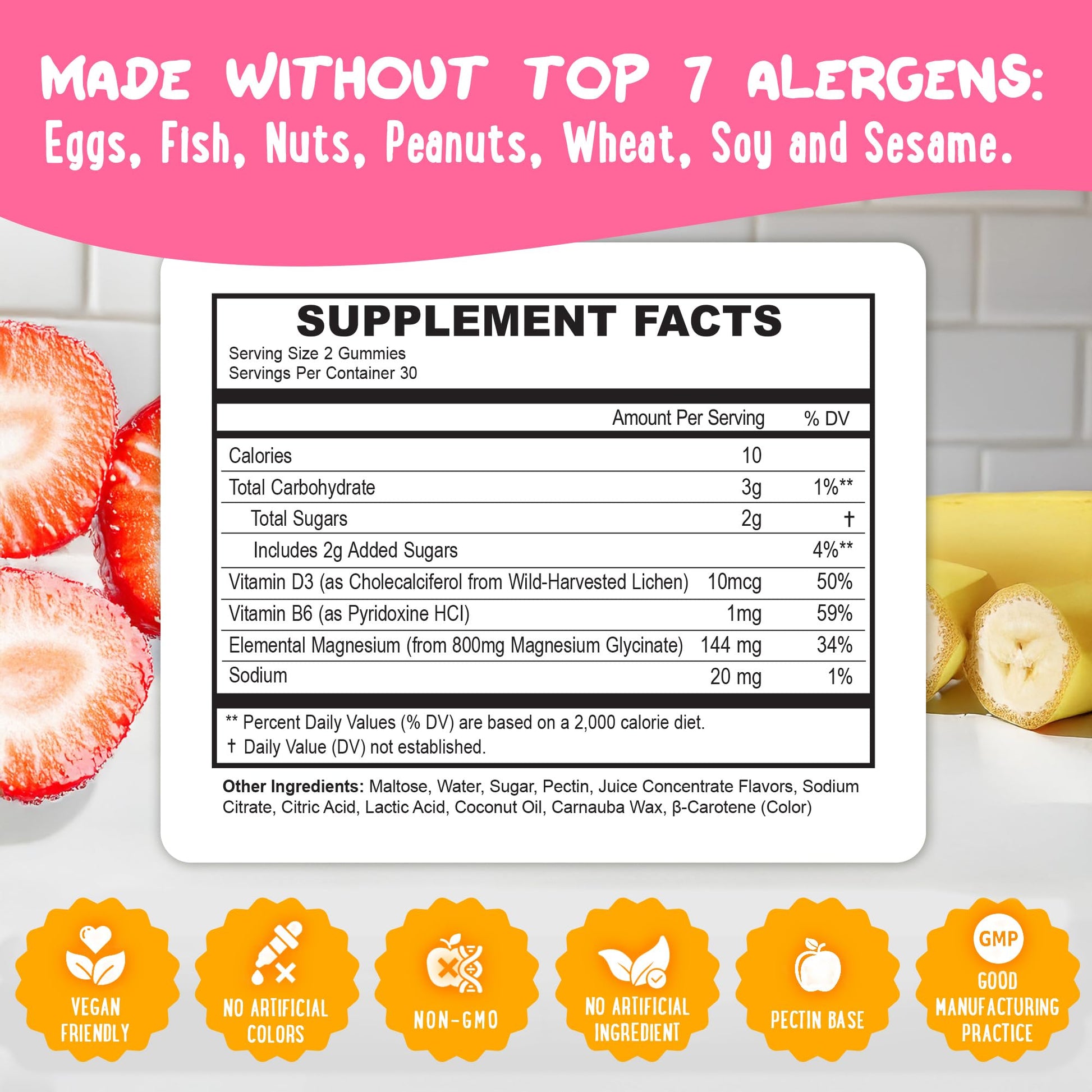 Center-Filled Magnesium Glycinate Gummies 400MG - High Absorption for Kids, Teens & Adults - Supplement for Sleep, Calm & Muscle Relaxation with B6 & D3 - Gluten Free & Vegan Friendly - 60 Count OH MY CHEWY Au supplements