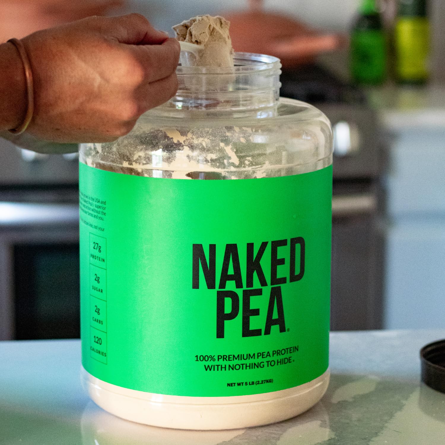 NAKED Pea - 5LB 100% Pea Protein Powder from North American Farms - Unflavored NAKED Au supplements