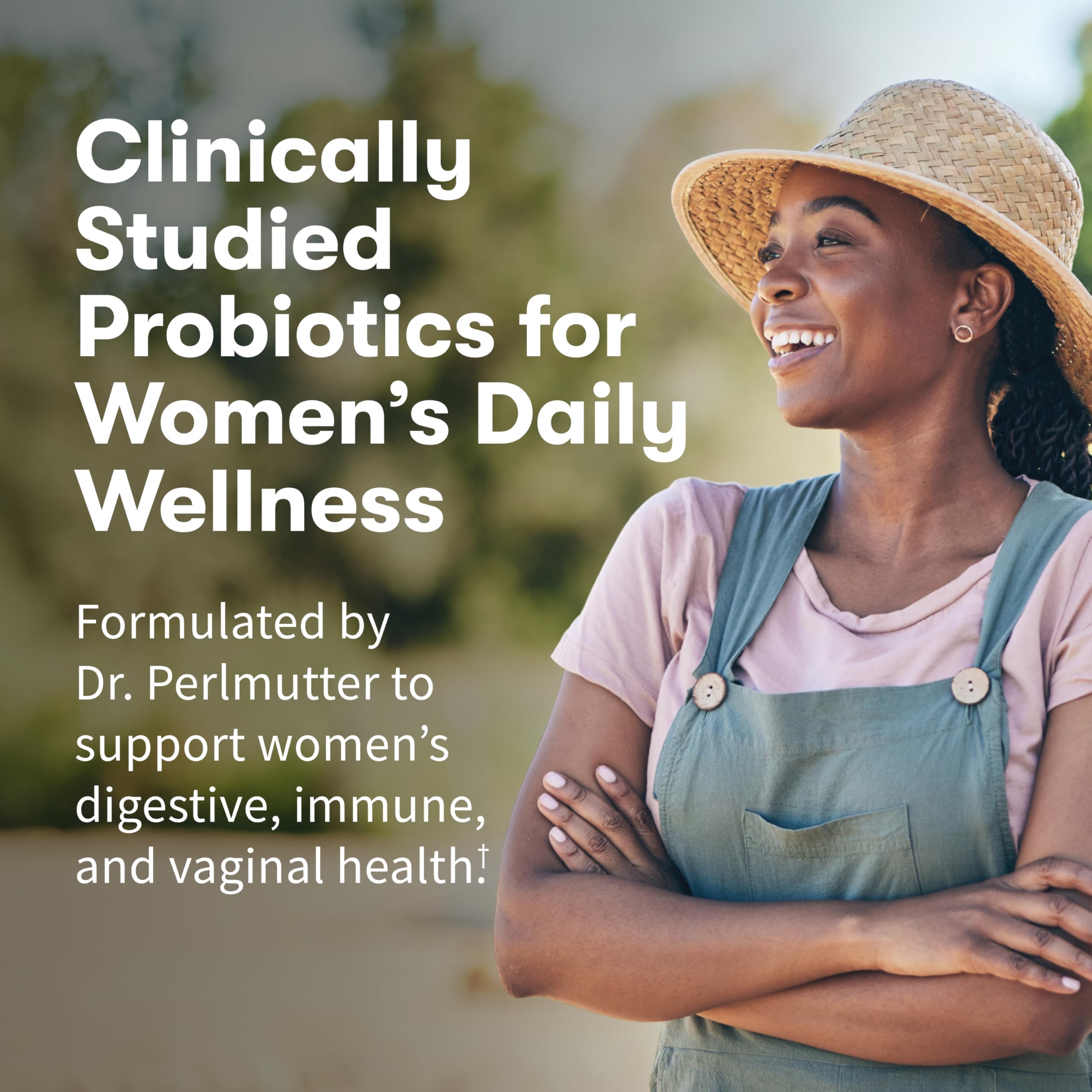 Garden of Life Once Daily Dr. Formulated Probiotics for Women 50 Billion CFU 16 Probiotic Strains with Organic Prebiotics for Digestive, Vaginal & Immune Health, Dairy Free, Shelf Stable 30 Capsules Garden of Life Au supplements