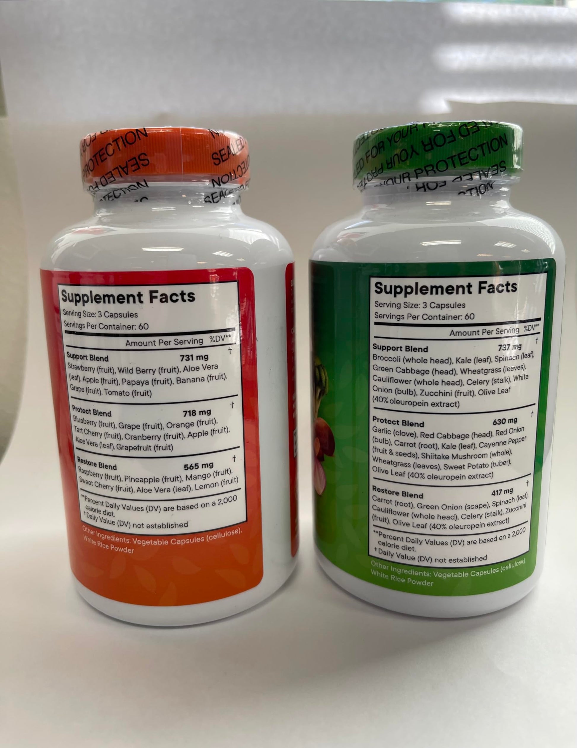 Superfood Fruit and Veggie Supplement - 360 Whole Super Fruit and Vegetable Supplements & Vitamin with Beta-Carotene, Soy Free- 180 Count (Pack of 2) Superfood MD Au supplements