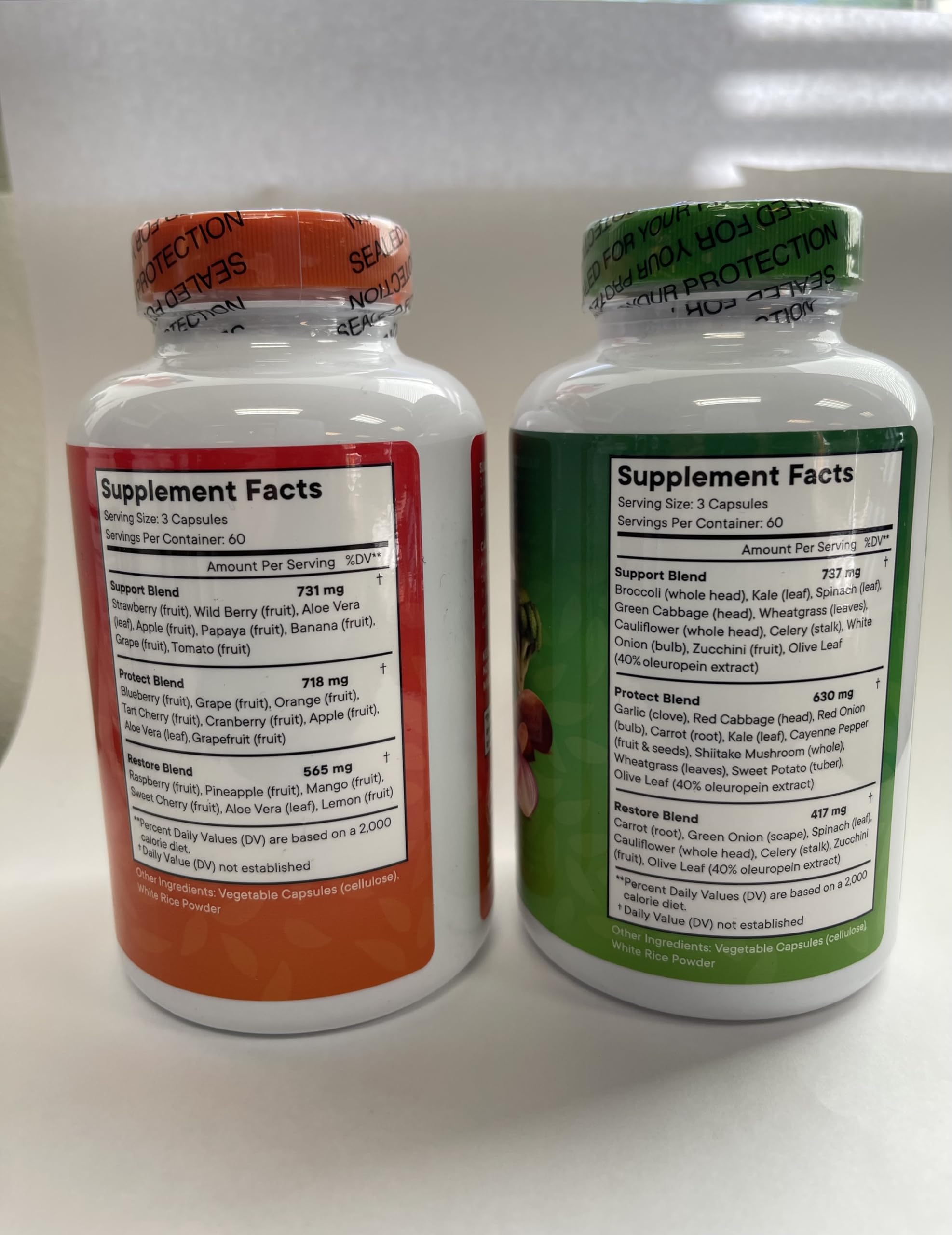 Superfood Fruit and Veggie Supplement - 360 Whole Super Fruit and Vegetable Supplements & Vitamin with Beta-Carotene, Soy Free- 180 Count (Pack of 2) Superfood MD Au supplements