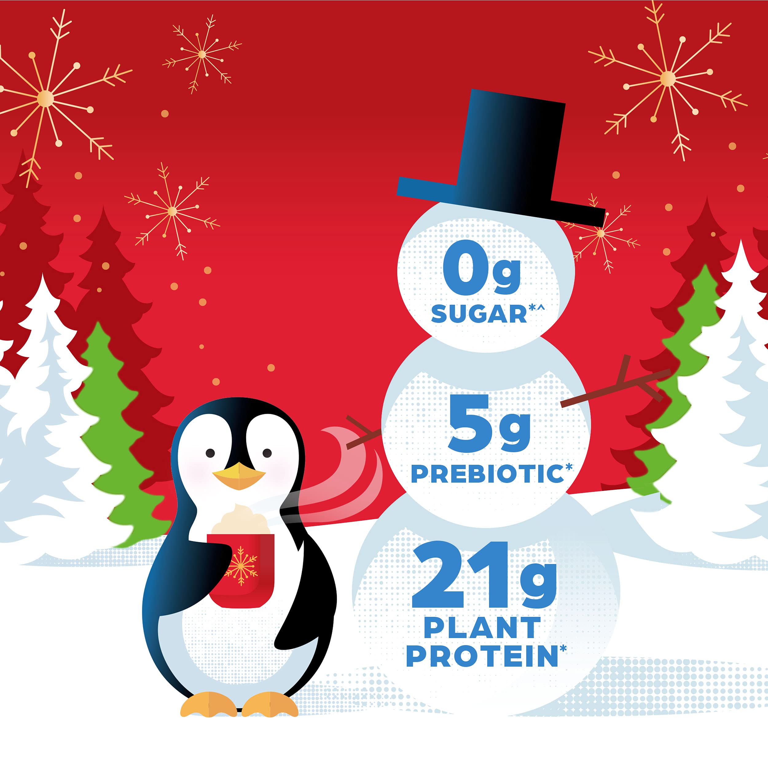 Orgain Organic Vegan Protein Powder, Peppermint Hot Cocoa Seasonal Holiday Flavor Orgain Au supplements