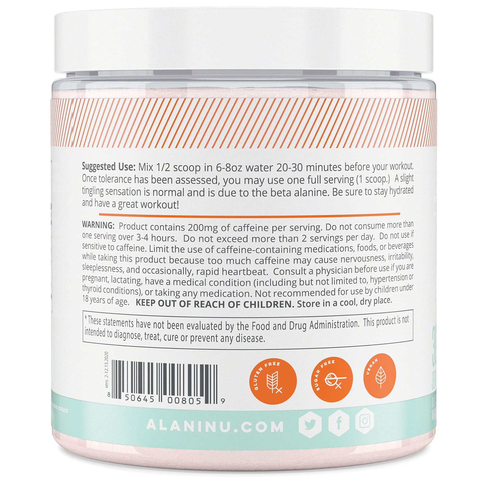 Alani Nu Pre Workout Powder | Amino Energy Boost | Endurance Supple Alani Nu Au supplements