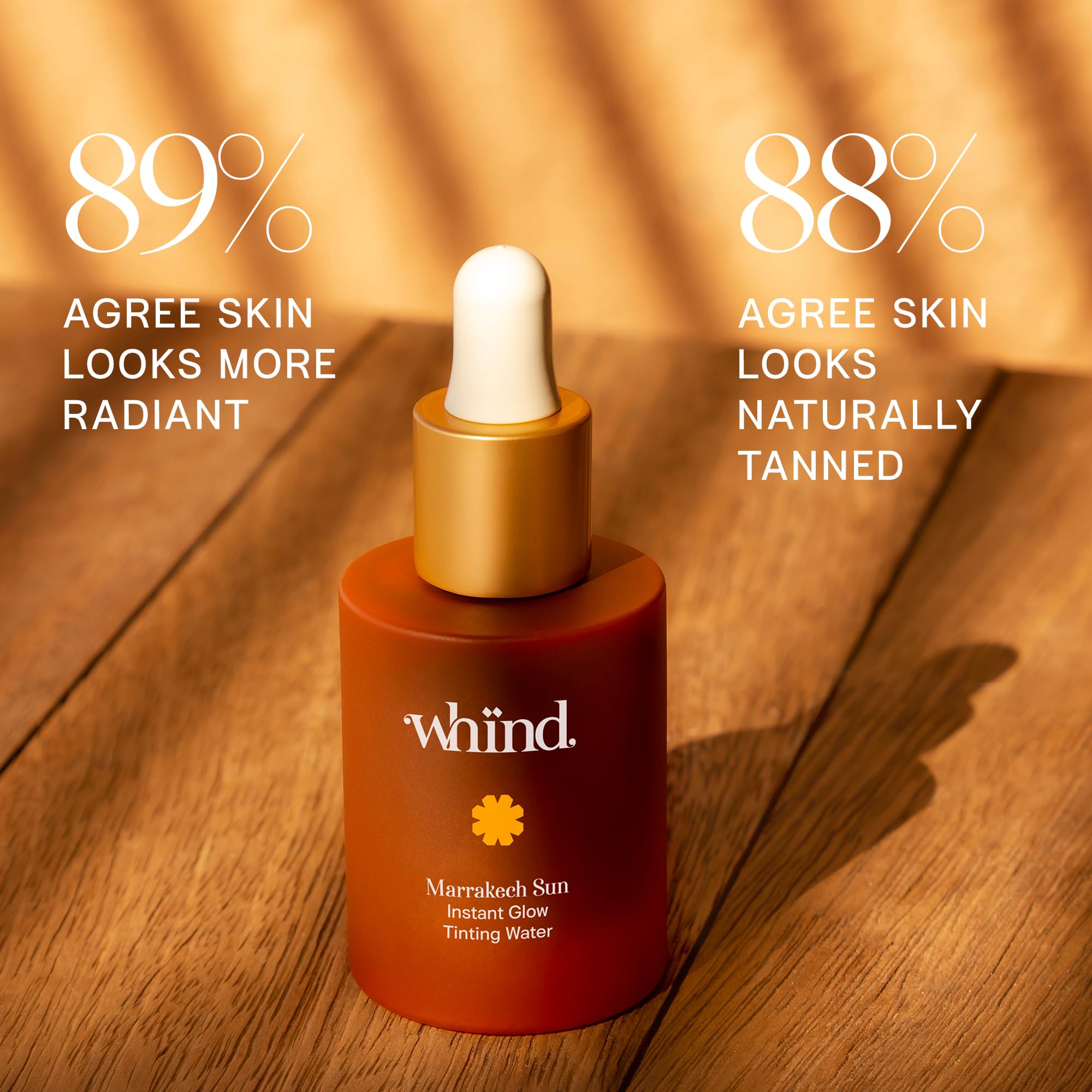 WHIND Marrakech Sun Tinting Water – Lightweight Self-Tanning Drops with Hyaluronic Acid & Glycerin for a Buildable Natural Glow – 30ml WHIND Au supplements