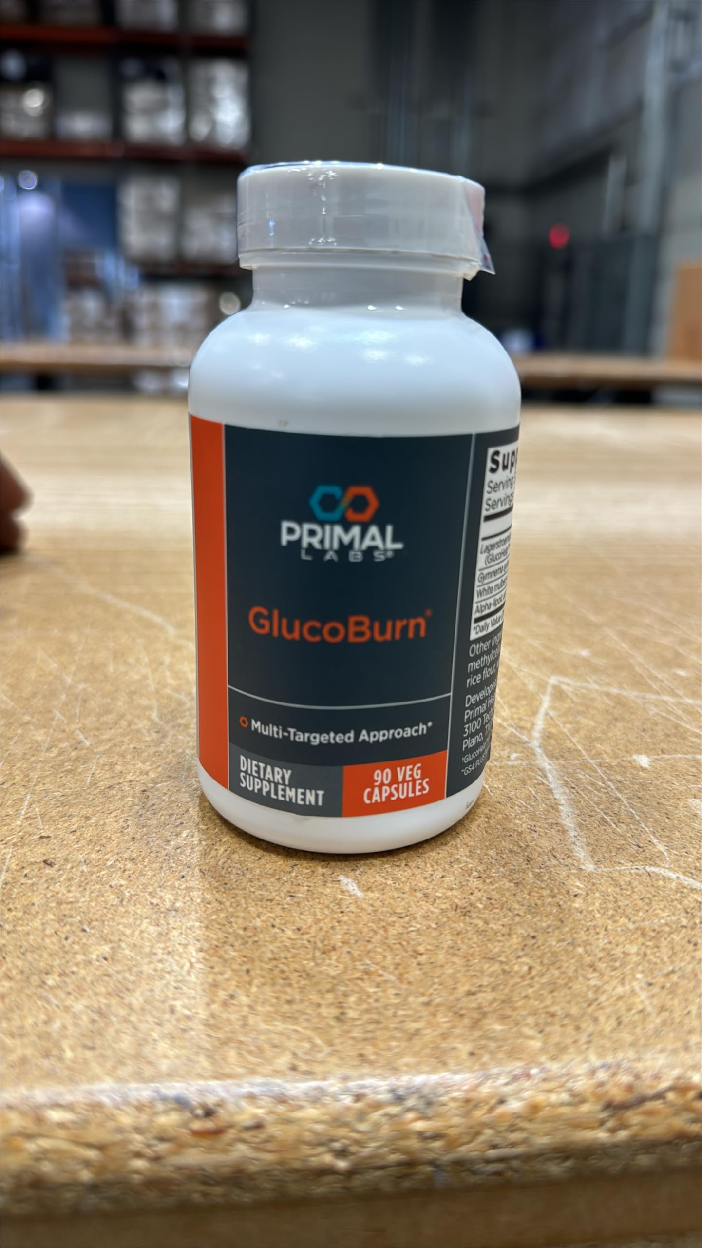 Primal Labs GlucoBurn Support Supplement with White Mulberry Leaf Extract and Alpha Lipoic Acid, 90 Veg capsules Primal Labs Au supplements