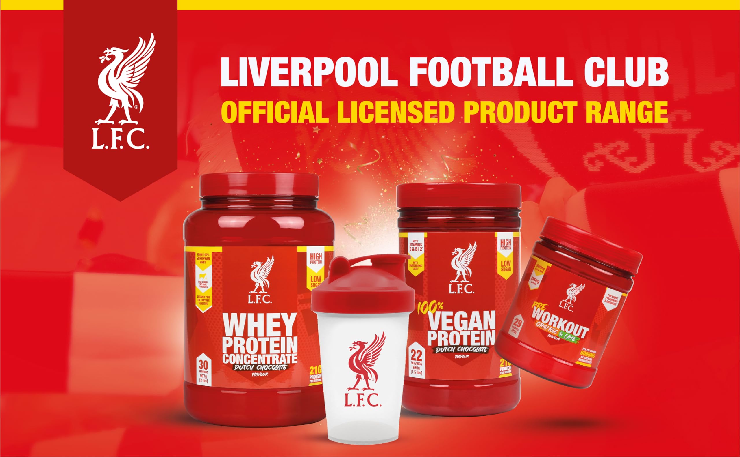 LFC Whey Protein Powder Strawberry Flavour 908g 15.5g Naturally-Occurring BCAAs 21g Protein Vector Consumer Au supplements