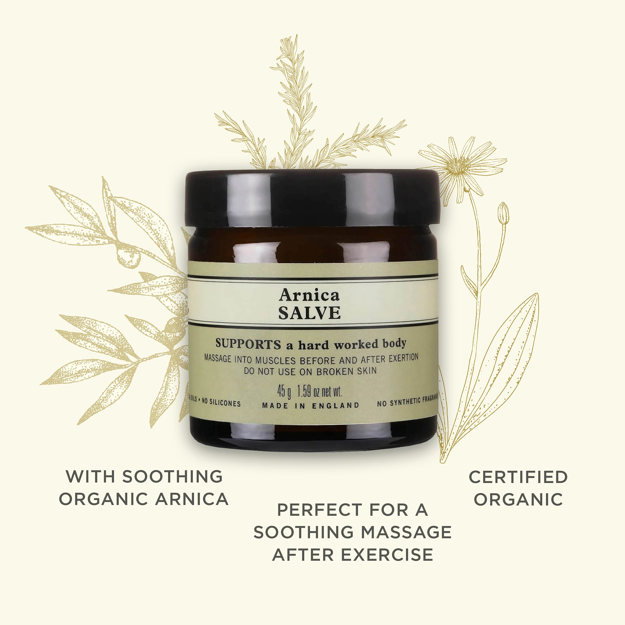 Neal's Yard Arnica Salve with Nourishing Oils & Soothing Beeswax for Sore Muscles, Aches & Stiffness, Vegetarian Approved, Cruelty Free,1.59 oz Neal's Yard Remedies Au supplements
