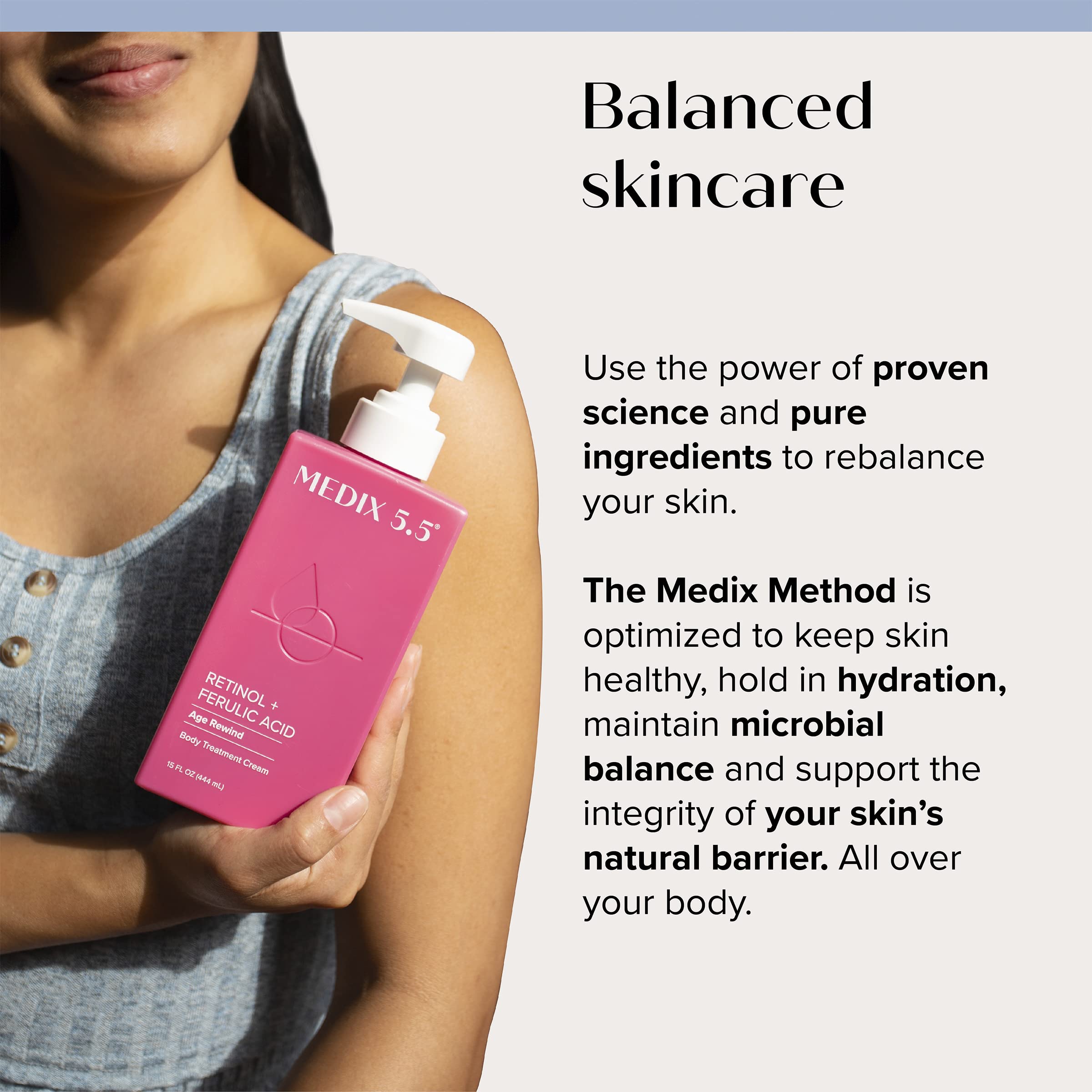 Medix 5.5 Retinol Body Lotion + Hyaluronic Acid Cream, Moisturizer Body & Face Lotion Medix 5.5 Au supplements