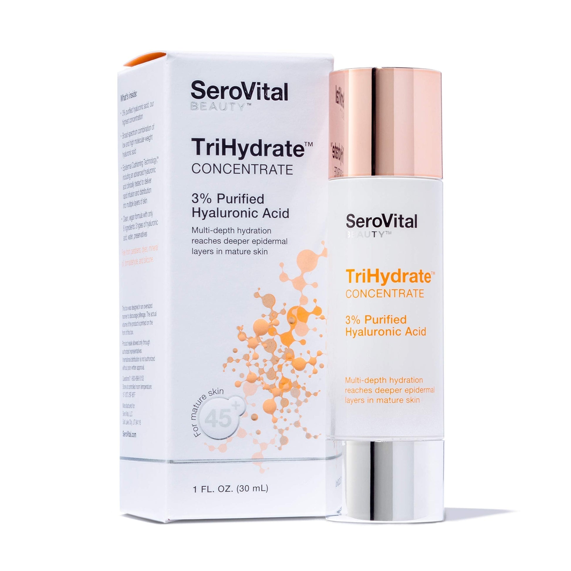 SeroVital Beauty TriHydrate Concentrate - 3% Hyaluronic Acid - 3 Forms - Anti Aging Serovital Au supplements