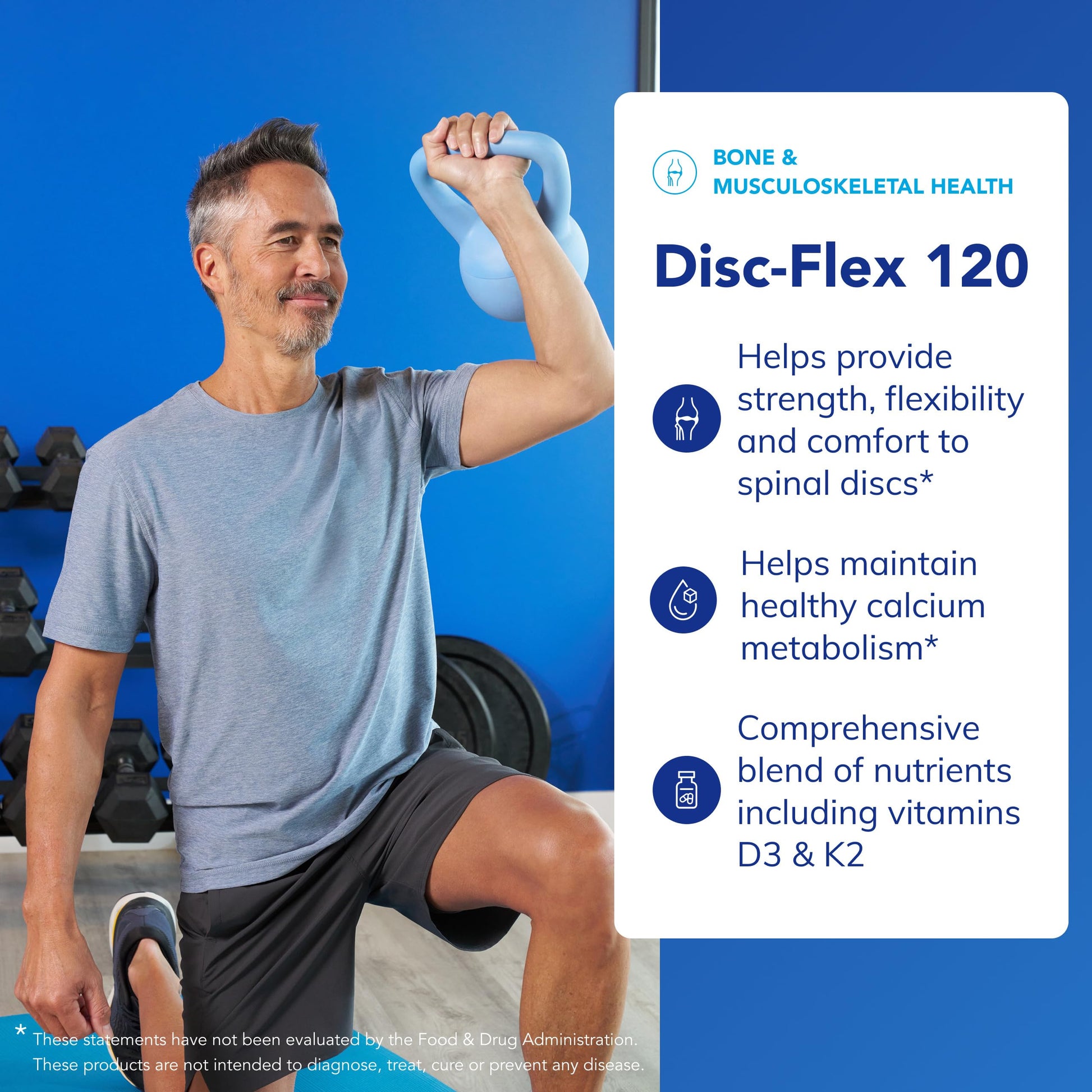 Pure Encapsulations Disc-Flex - Bone & Musculoskeletal Health Dietary Supplement - Supports Spinal Disc Strength & Flexibility* - Vegetarian & Gluten Free - 120 Capsules Pure Encapsulations Au supplements