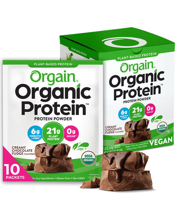 Orgain Organic Vegan Protein Powder, Chocolate Fudge - 21g Plant Based Protein, Gluten Orgain Au supplements