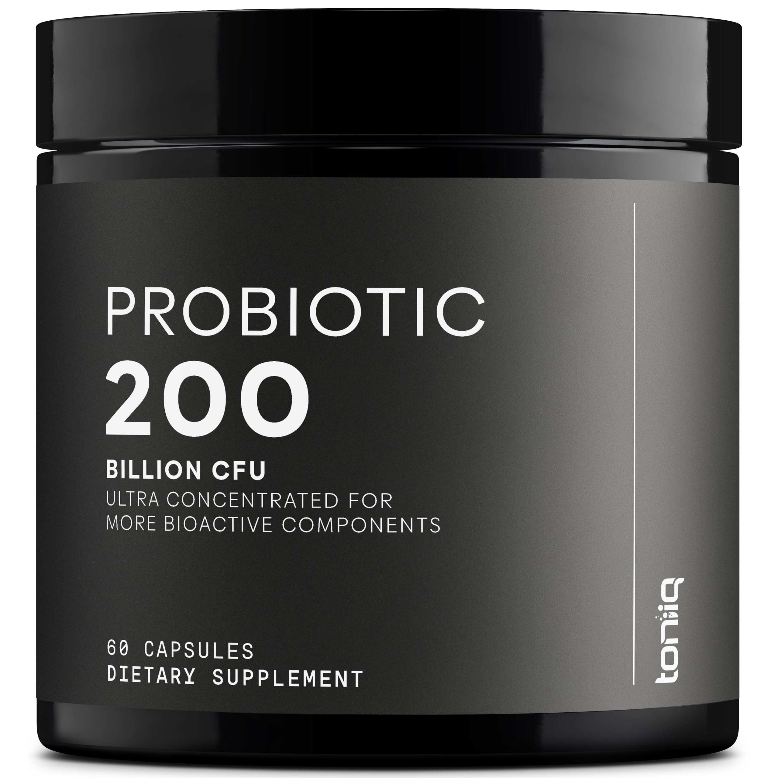 Toniiq 200 Billion CFU Probiotic Supplement 30 Verified Third-Party Tested Strains - Fully Shelf-Stable Probiotics Formula with Prebiotic Blend - Extended Release Capsules Toniiq Au supplements