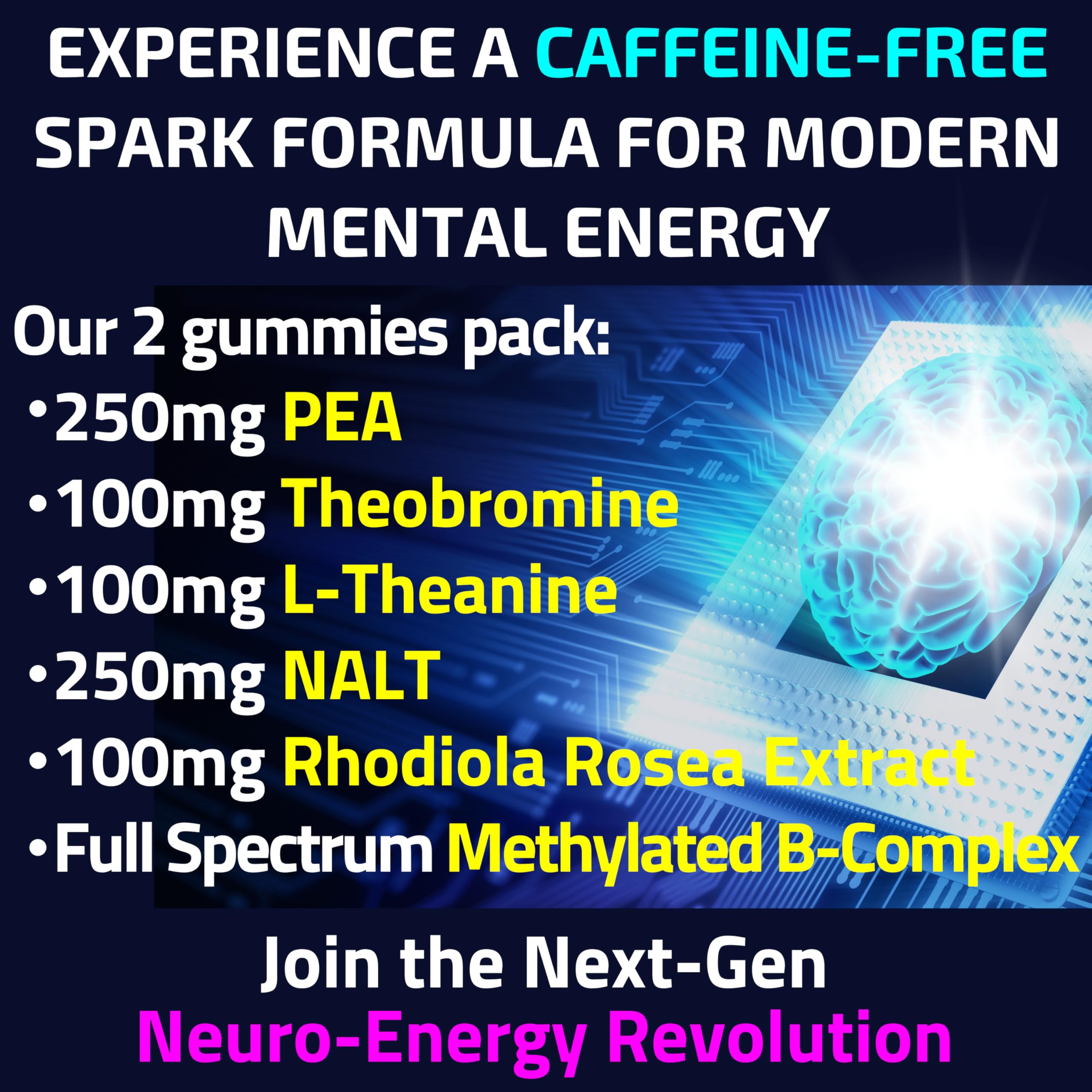 Rhodiola Rosea NALT N-Acetyl-L-Tyrosine Methylated Vitamin B Complex L-Theanine Gummies w P5P B6 5-MTHF B9 Folate Methyl B12 Methylcobalamin B3 Niacinamide, Supplement Powder Capsule Pill Supplements SHIZAM Au supplements