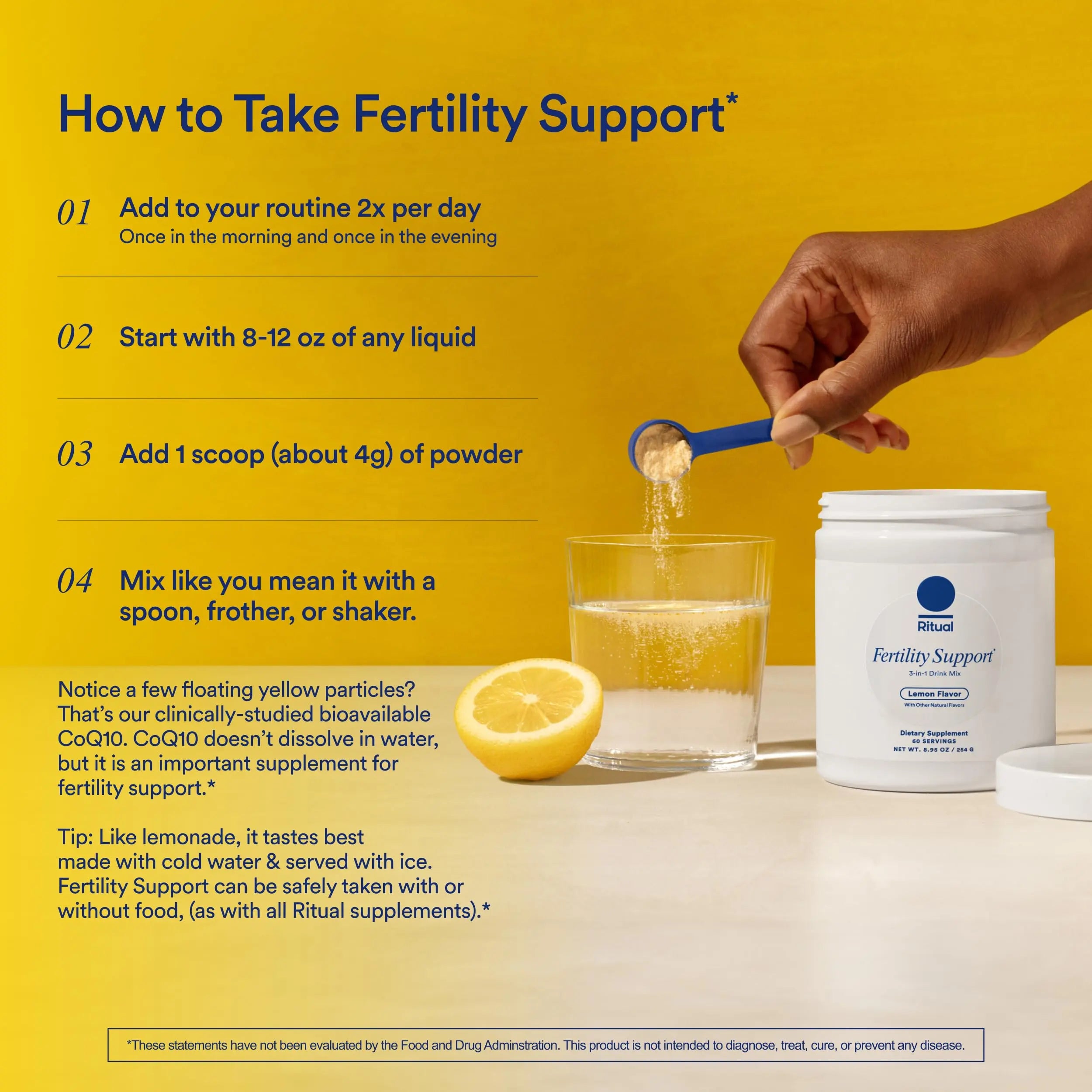 Ritual Preconception Bundle: Essential for Women Prenatal Multivitamin and Lemony Fertility Support Drink Mix Supplement with NAC, CoQ10, and Myo-Inositol. Vegan and Formulated to Support Her.* Ritual Au supplements