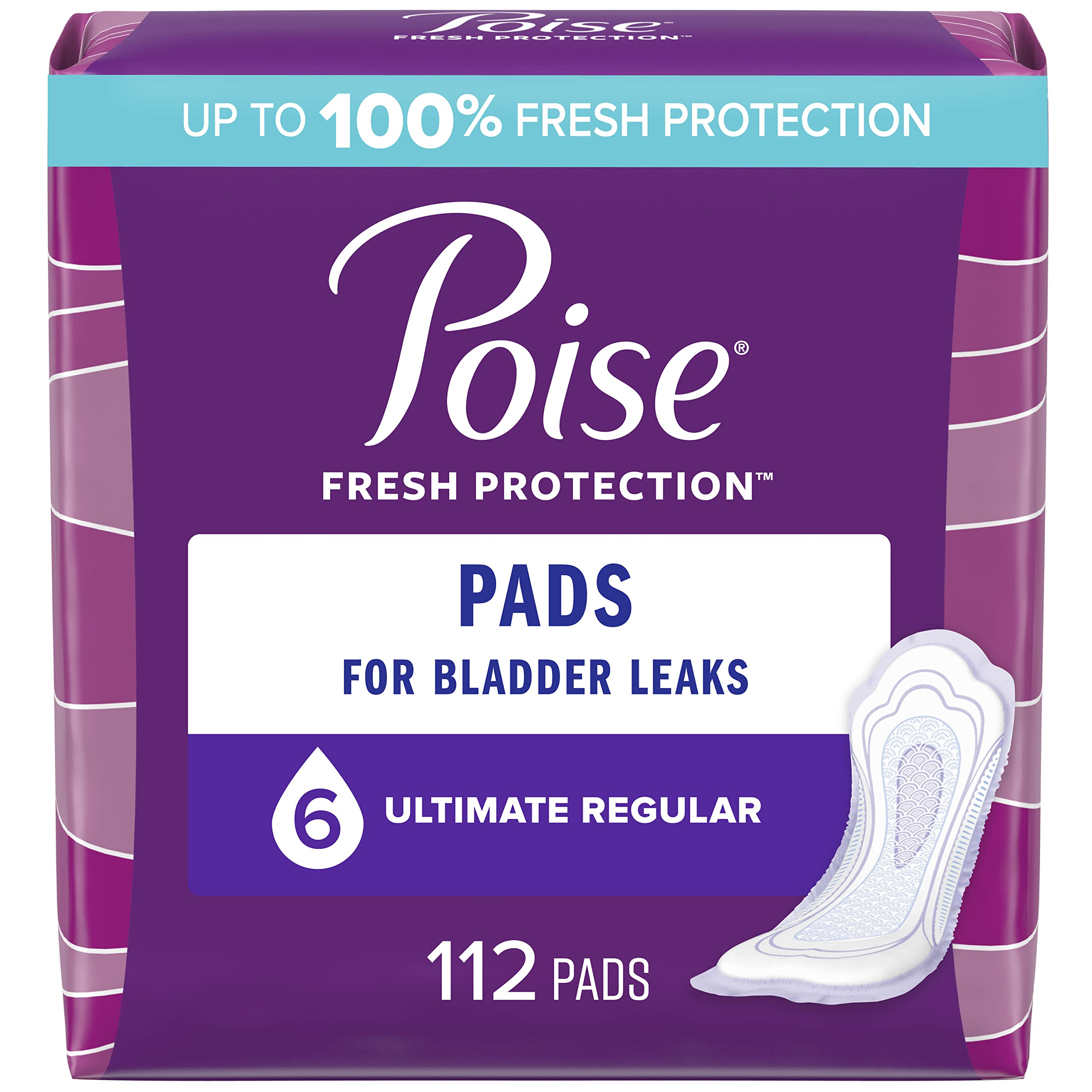 Poise Incontinence Pads & Postpartum Incontinence Pads, 6 Drop Ultimate Poise Au supplements