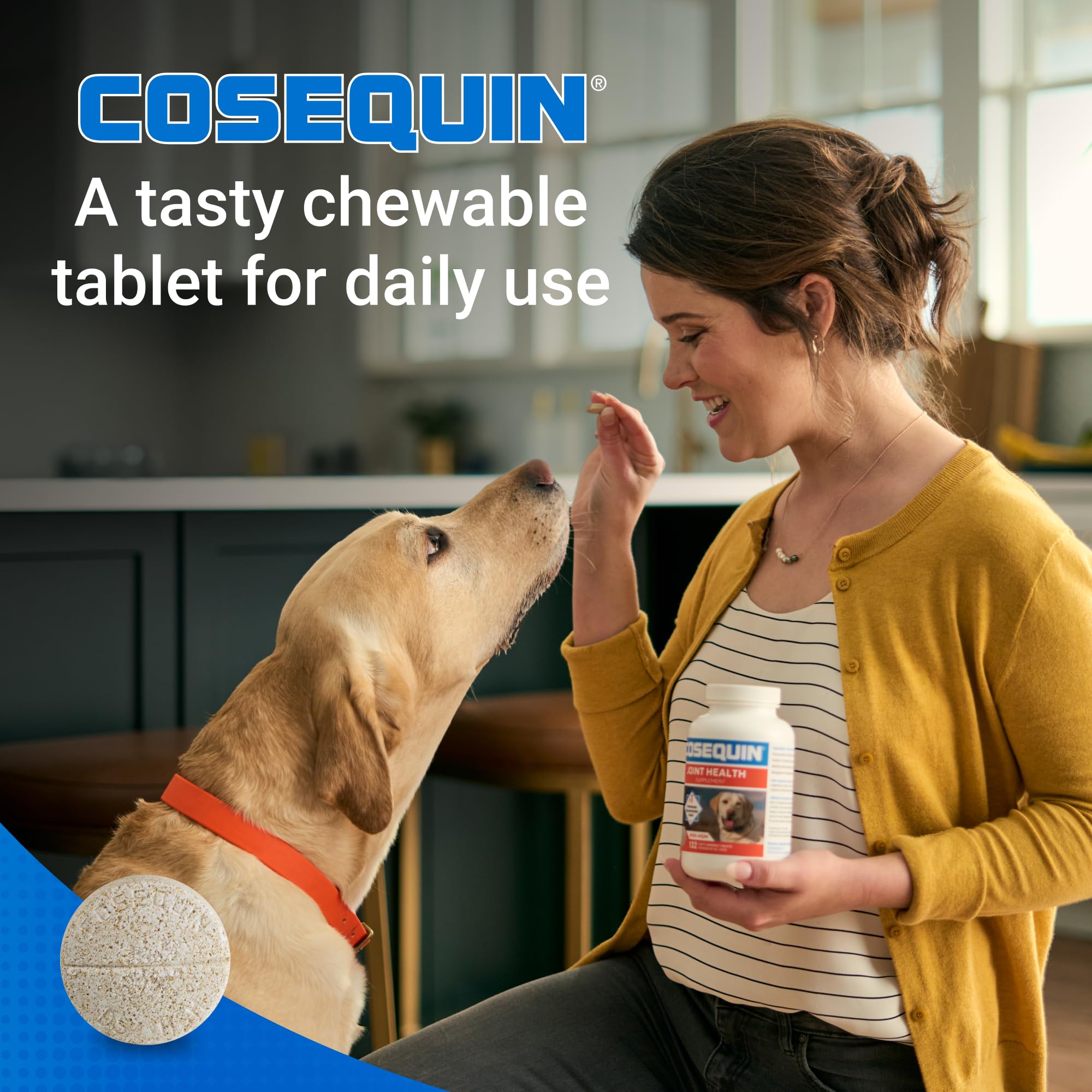 Nutramax Laboratories Cosequin Maximum Strength Joint Health Supplement for Dogs - With Glucosamine, Chondroitin, and MSM, 2 Pack, 264 Total Chewable Tablets Nutramax Laboratories Au supplements