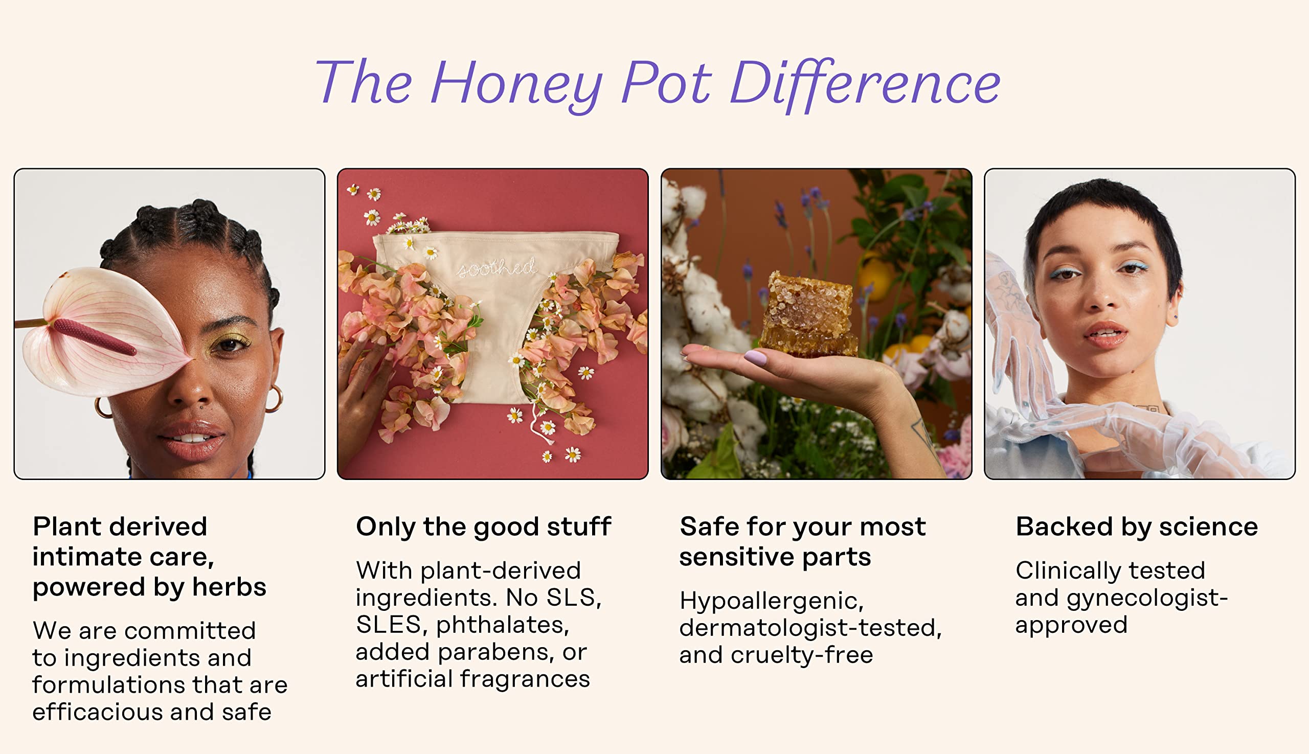 The Honey Pot Company - Anti-Itch Soothing Colloidal Oatmeal Wash - Plant Derived Feminine Care The Honey Pot Company Au supplements