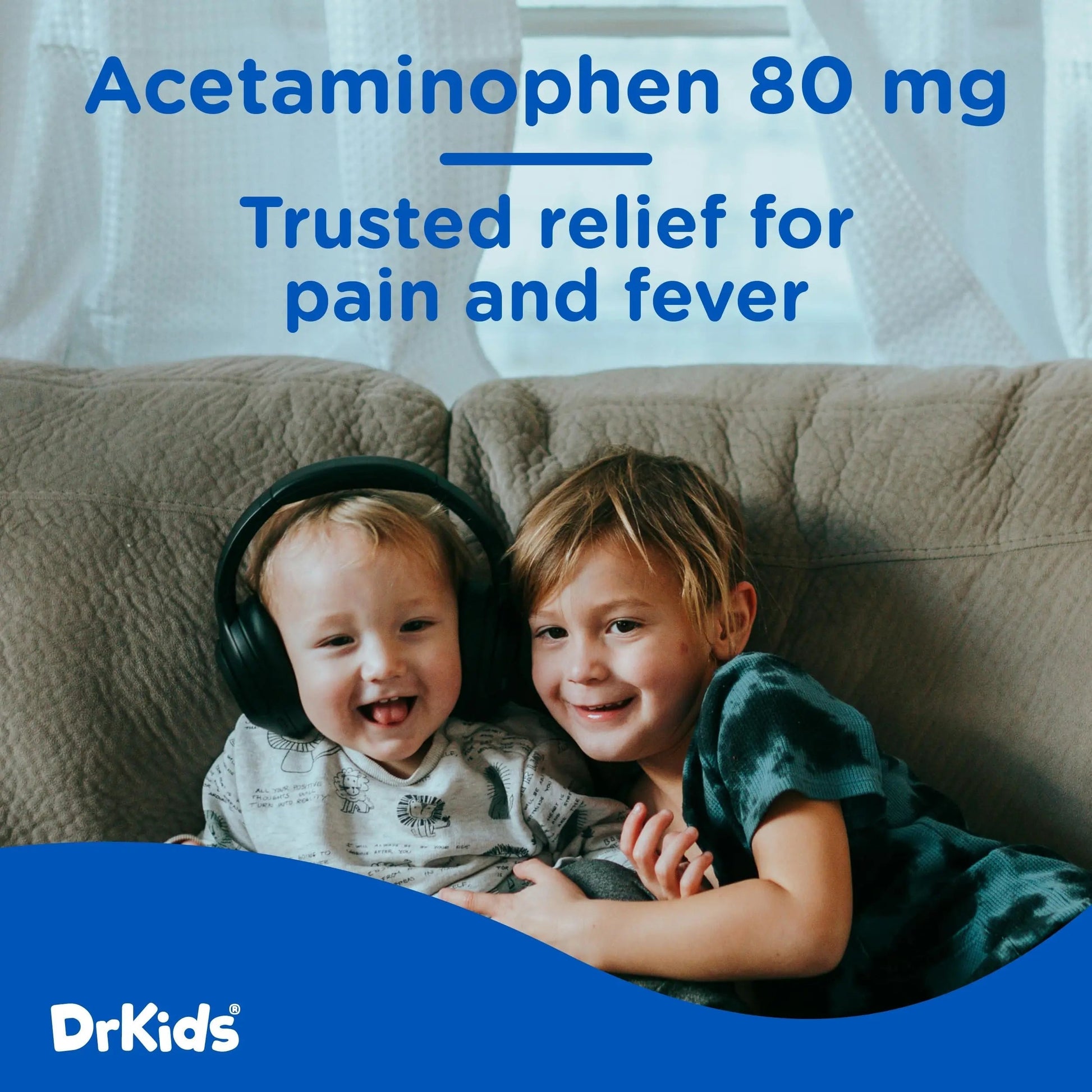 Dr. Kids Children’s Pain and Fever Chewable Gels – Pain Relief and Fever Reducer for Kids Ages 2–11, 80 mg Chewable Acetaminophen for Headache, Sore Throat, Cold & Flu, Pineapple Flavor, 26 Count Dr. Kids Au supplements