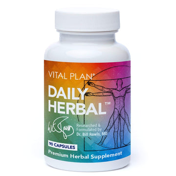 Vital Plan Daily Herbal Supplement by Dr. Bill Rawls – Herbal Immunity Booster for Immune Support, Microbiome Balance & Cell Health — Reishi Mushroom, Turmeric & Rhodiola Vital Plan Au supplements