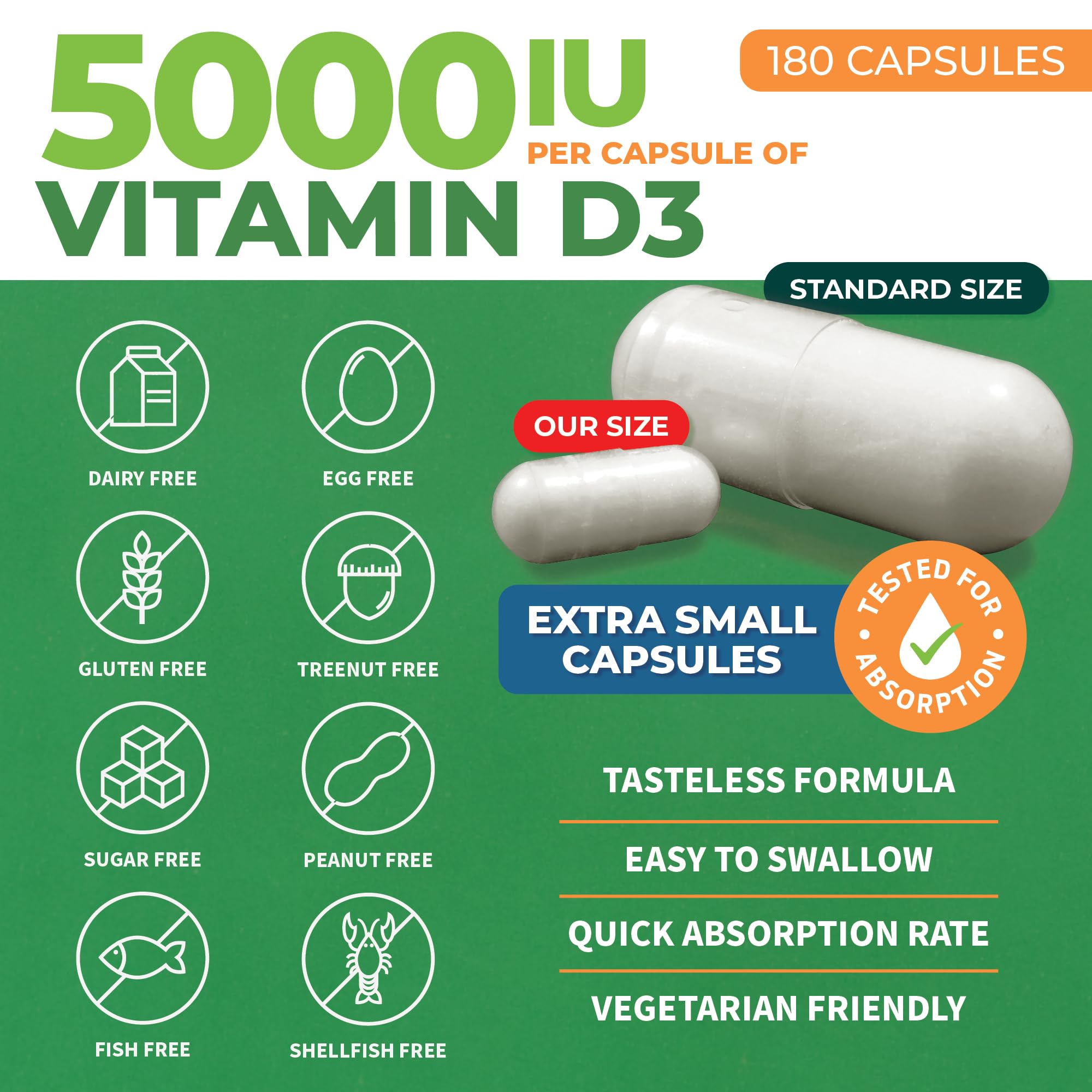 ForestLeaf - Vitamin D3 IU Weekly Supplement - Vitamin D Capsules ForestLeaf Au supplements