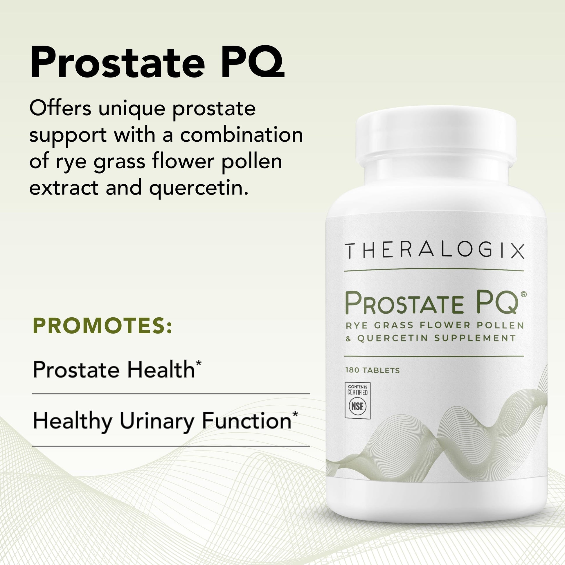 Theralogix Prostate PQ - Rye Grass Pollen Extract & Quercetin Supplement - 90-Day Theralogix Au supplements