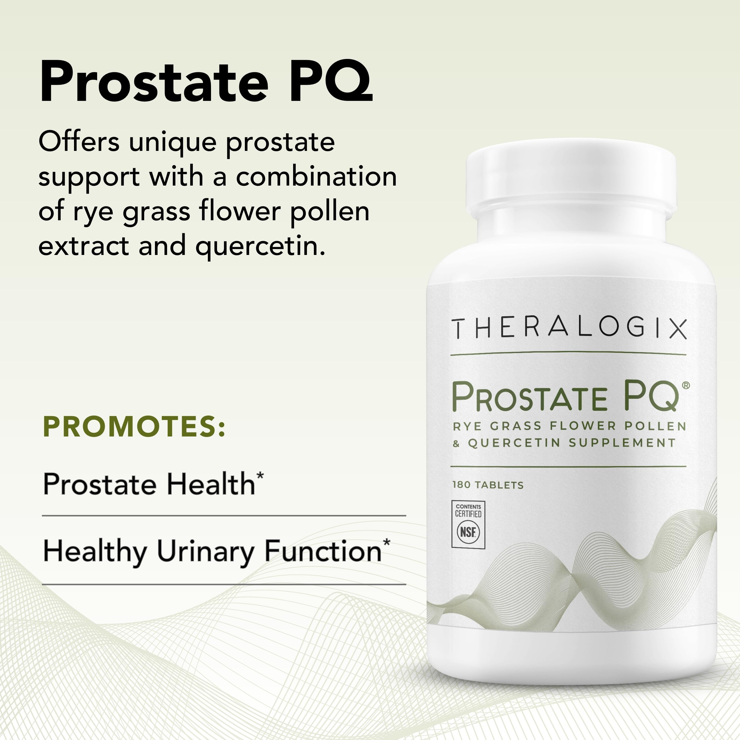 Theralogix Prostate PQ - Rye Grass Pollen Extract & Quercetin Supplement - 90-Day Theralogix Au supplements