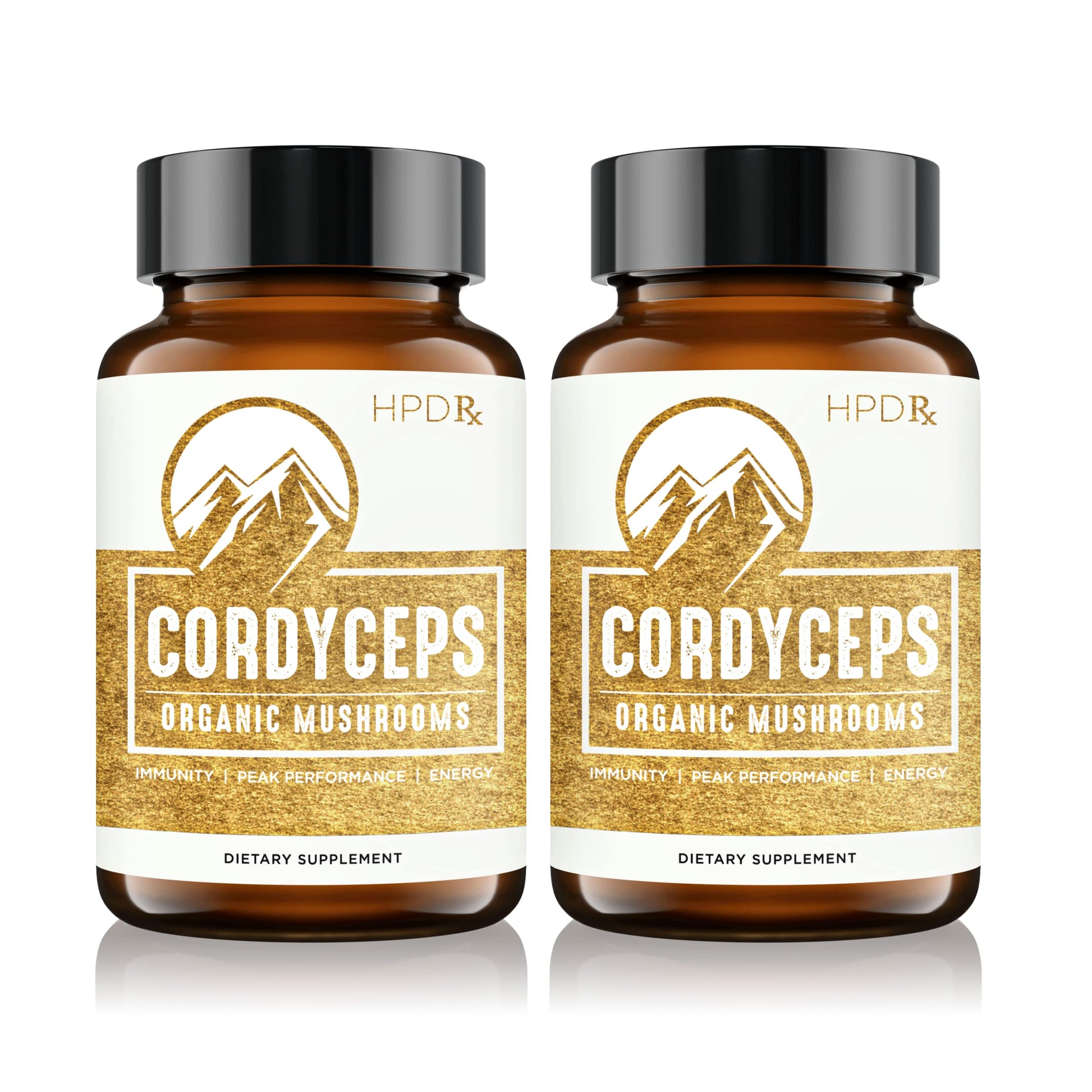 HPD Rx Premium Organic Cordyceps Mushroom Extract Performance , Pack of 2 HPD Rx Au supplements