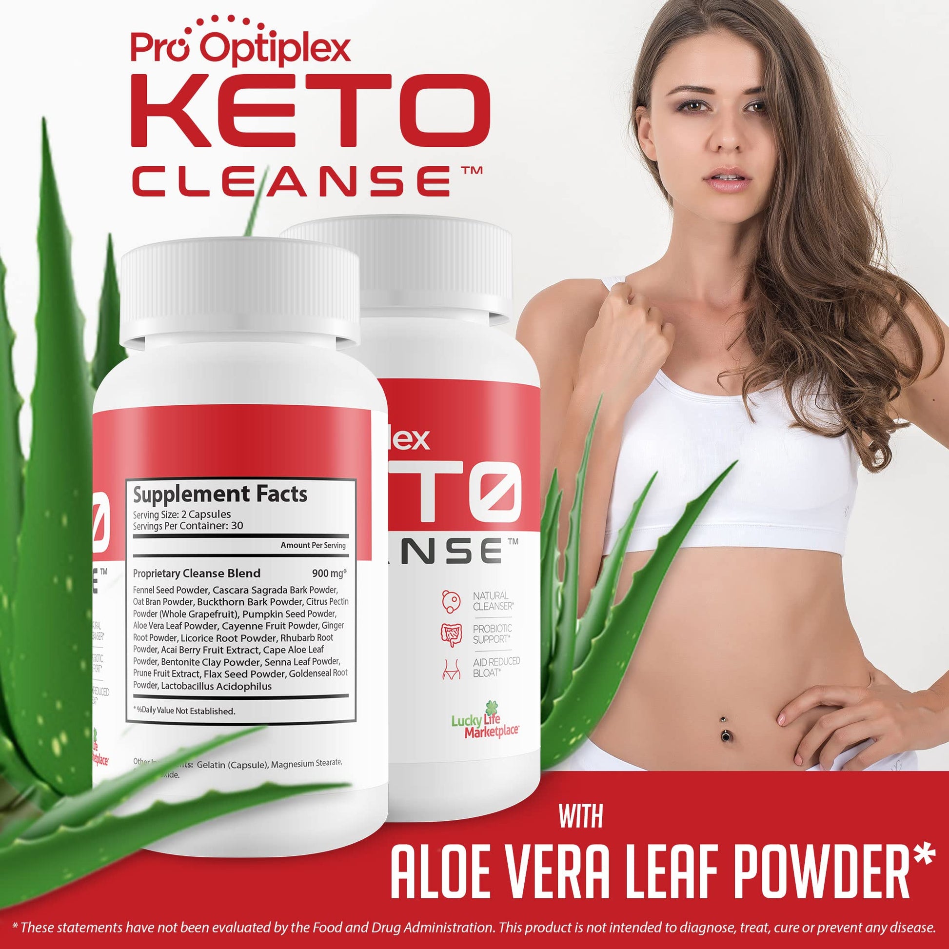 Pro Optiplex Keto Cleanse - Cleanse & Detox Naturally - Herbal Keto Cleanse with Probiotic healthsupps.co.uk Au supplements
