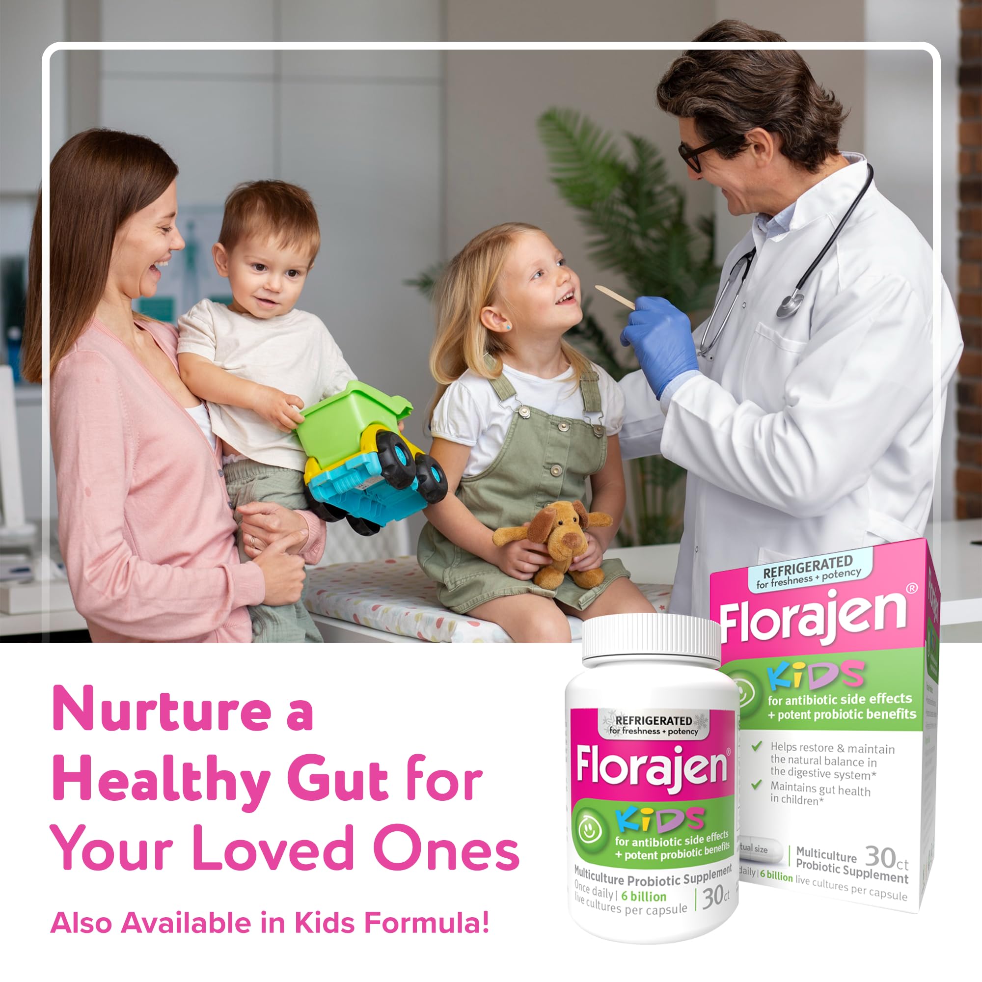 Florajen3 Digestion High Potency Refrigerated Probiotics | Restores Balance in Digestive System | for Antibiotic Side Effects | 60 Capsules Florajen Au supplements