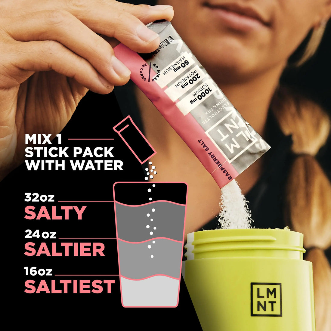 LMNT Zero Sugar Electrolytes - Raspberry Salt | Drink Mix | 30-Count Drink LMNT Au supplements
