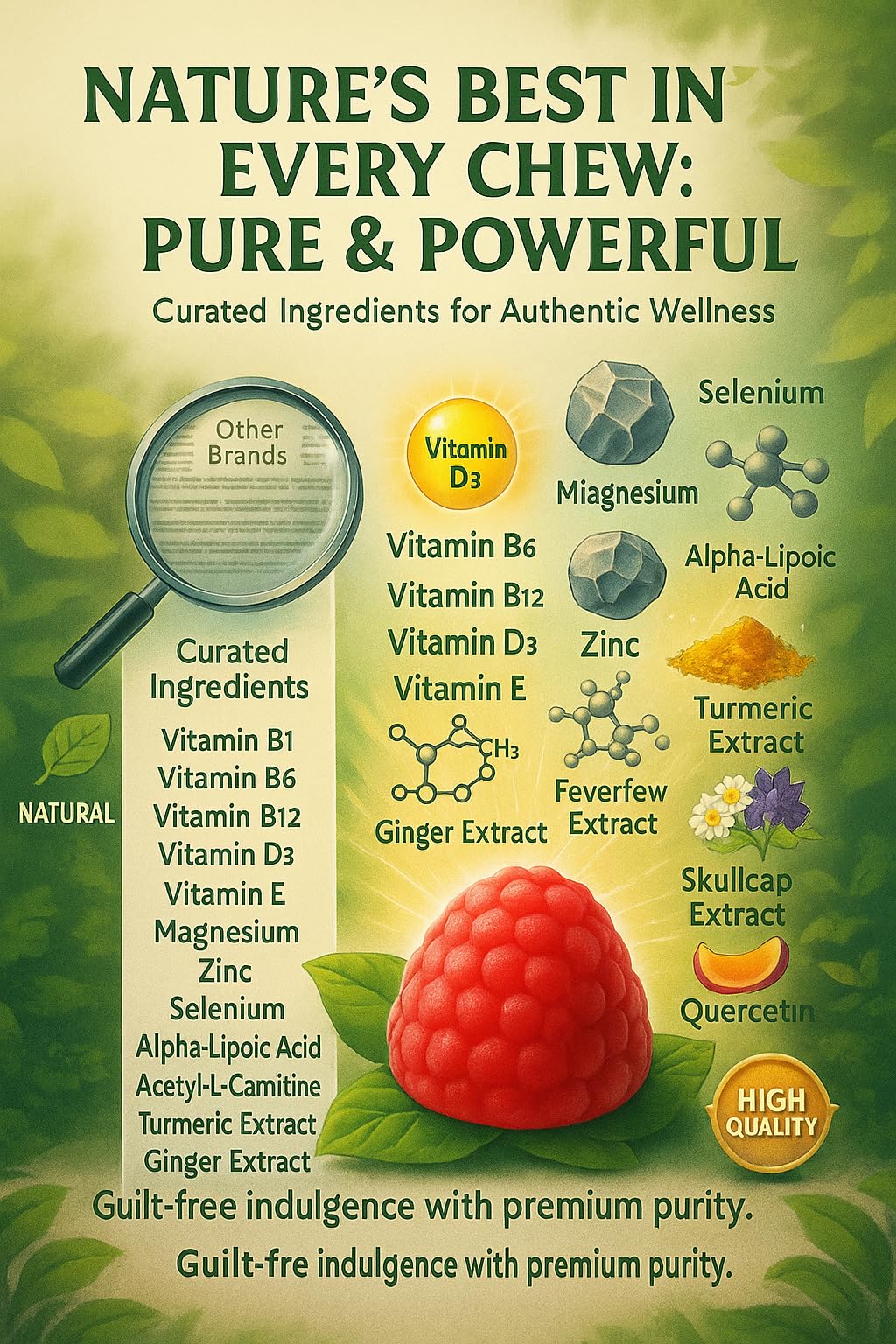 Sugar Free Neuropathy Support Gummies for Nerve – Enhanced Nerve Health, Regeneration, Cognitive Support with Vitamin B1, B6, B12, Magnesium, ALA, Turmeric, CoQ10 & More NutraPerfecto Au supplements
