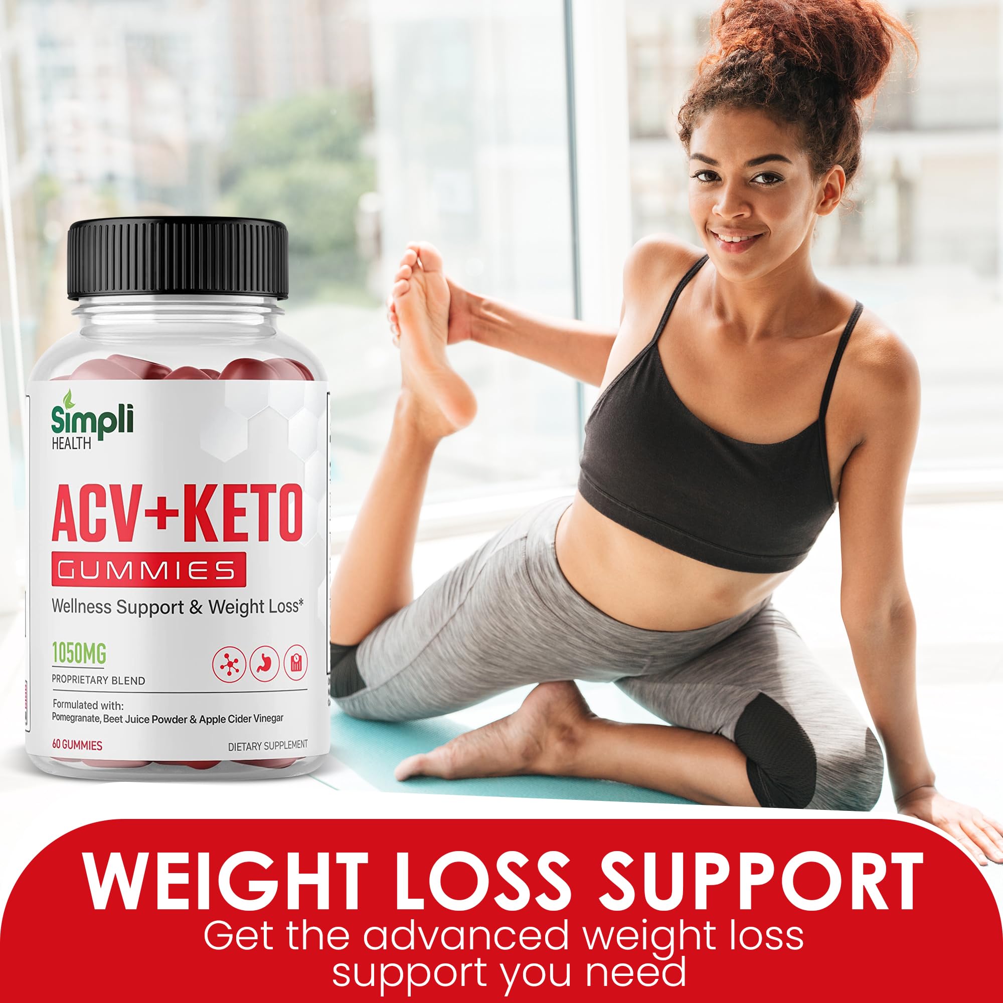 Nutrocell Simpli Health ACV Ketos Gummies Keto Apple Cider Vinegar 1050mg, Simplihealth Nutrocell Au supplements