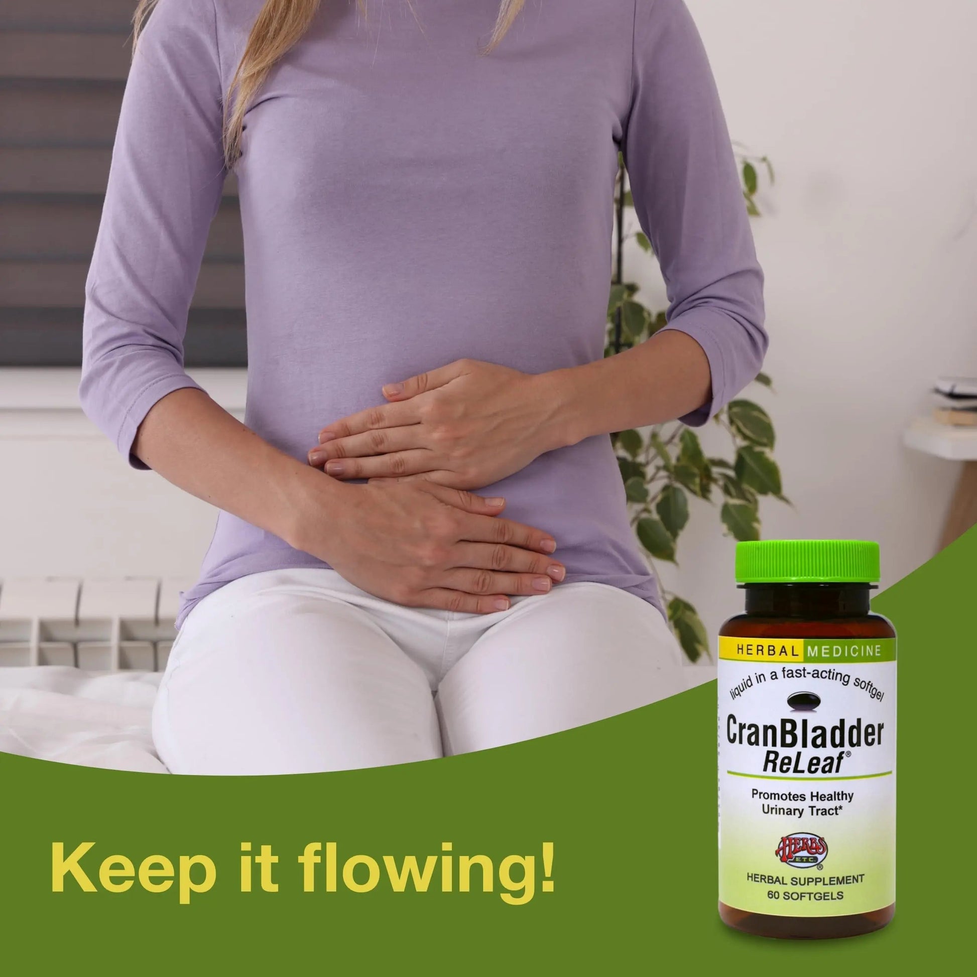 Herbs Etc. CranBladder ReLeaf Softgels - Bladder Health Support - Natural Supplement Formula to Aid Urinary Health & Comfort - Optimal Urinary Support with Cranberry - 60 Softgels (60 Servings) Herbs Etc. Au supplements