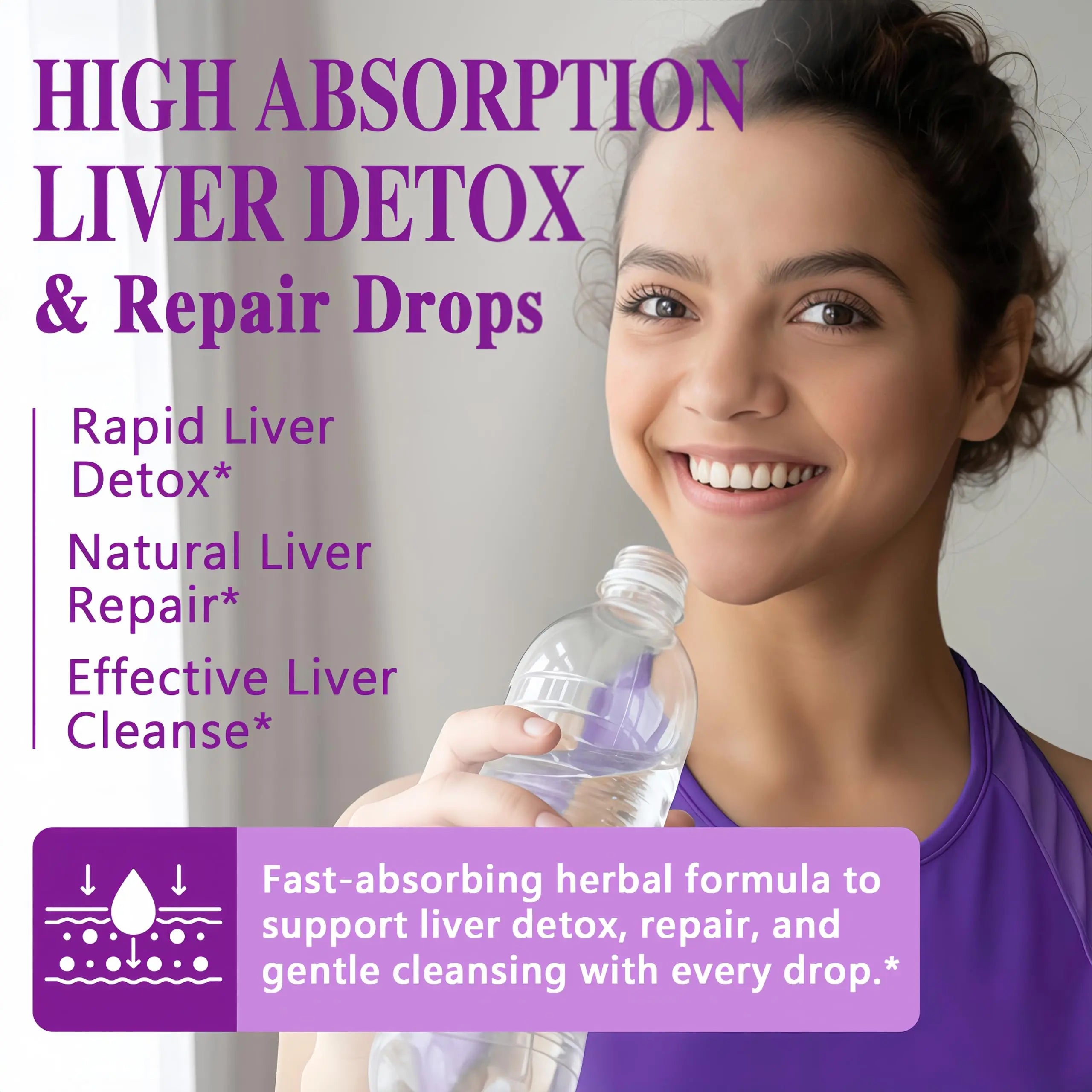 Liver Cleanse Detox & Repair Drops - Liquid Liver Support Tincture with Milk Thistle, Dandelion, Artichoke, TUDCA, NAC, Chanca Piedra - 15-in-1 Advanced Liver Detox Health Supplement - Vegan, Non-GMO HZZYPLANT Au supplements