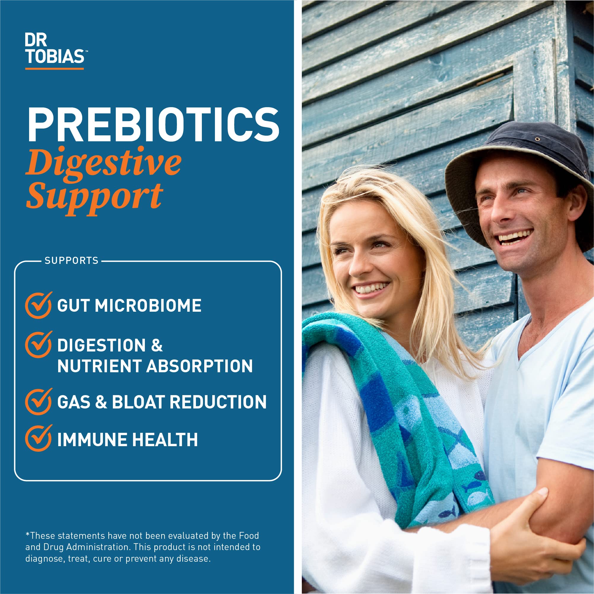 Dr. Tobias Prebiotics, Supports Digestion & Gut Health, Feed Good Probiotic Bacteria Dr. Tobias Au supplements