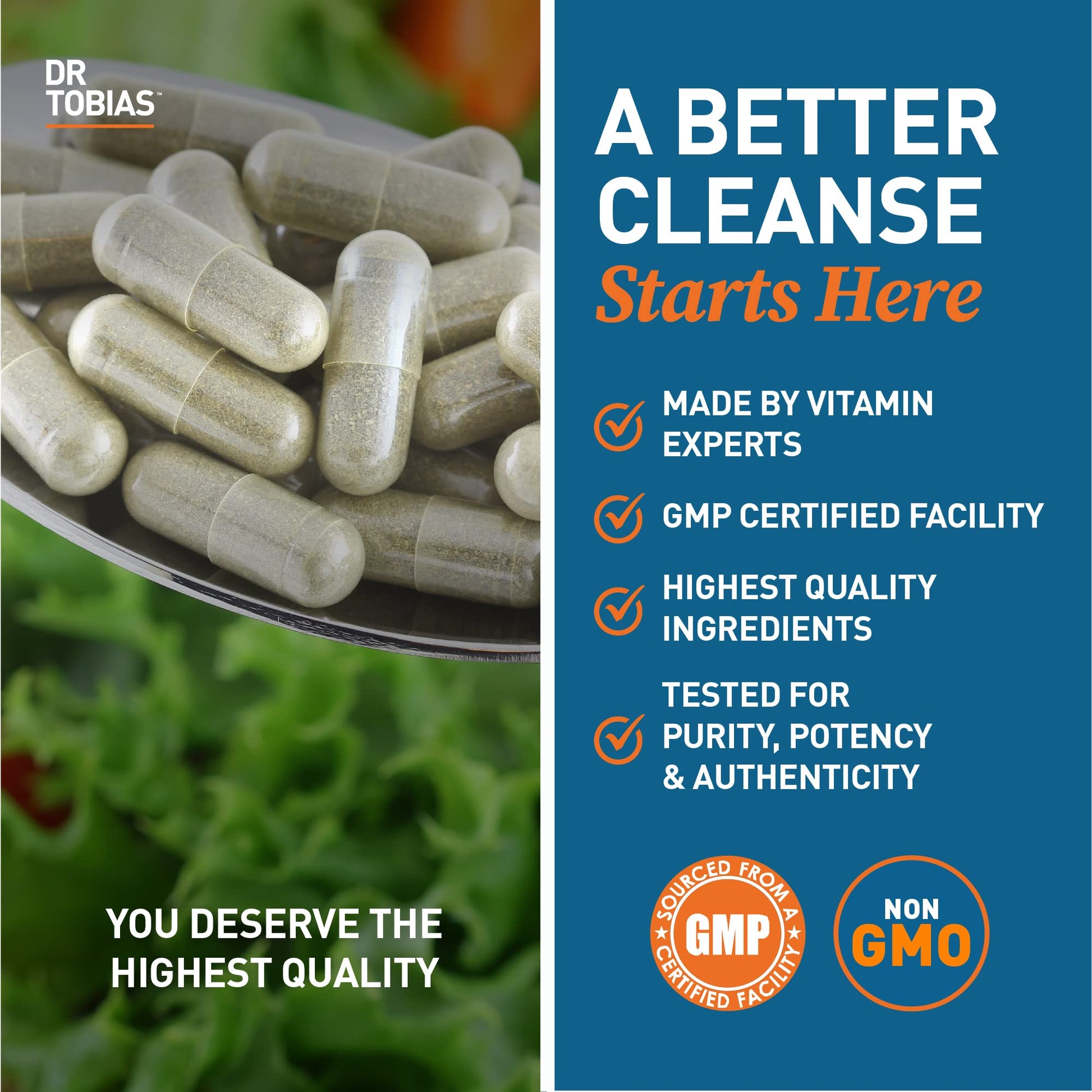 Dr. Tobias Colon Cleanse - Constipation Relief & Gut Health Support for Women & Men | 14 Day Colon Cleanser for a Gentle Colon Detox & Gut Flush - 28 Capsules (1-2 Daily) Dr. Tobias Au supplements