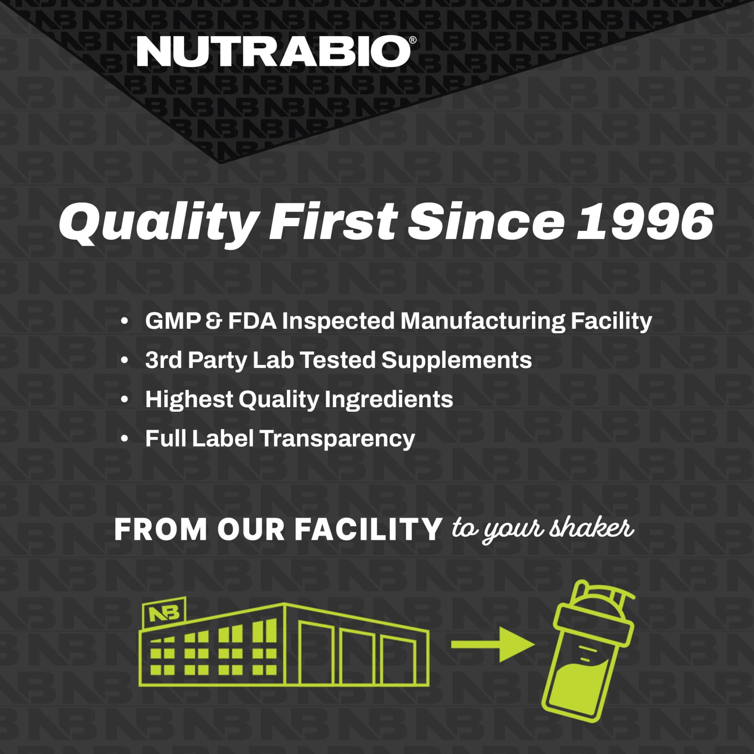 NutraBio – EAA Pure – 9 Amino Acids – Muscle Repair and Recovery, 30 Servings, Cherry Limeade – Pre or Post Workout – All Day Recovery NutraBio Au supplements