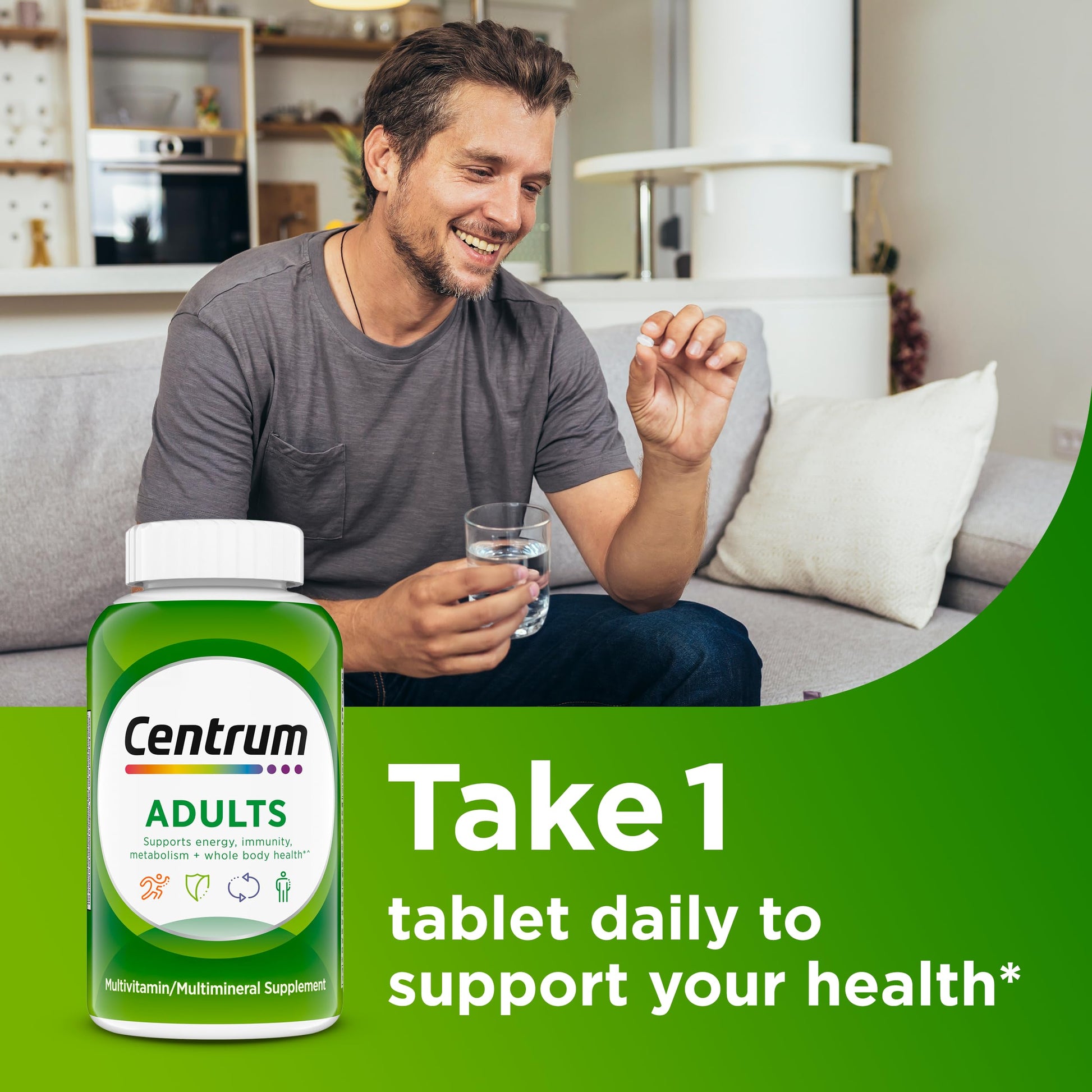Centrum Adult Multivitamin/Multimineral Supplement with Antioxidants, Zinc, Vitamin D3 and B Vitamins Centrum Au supplements