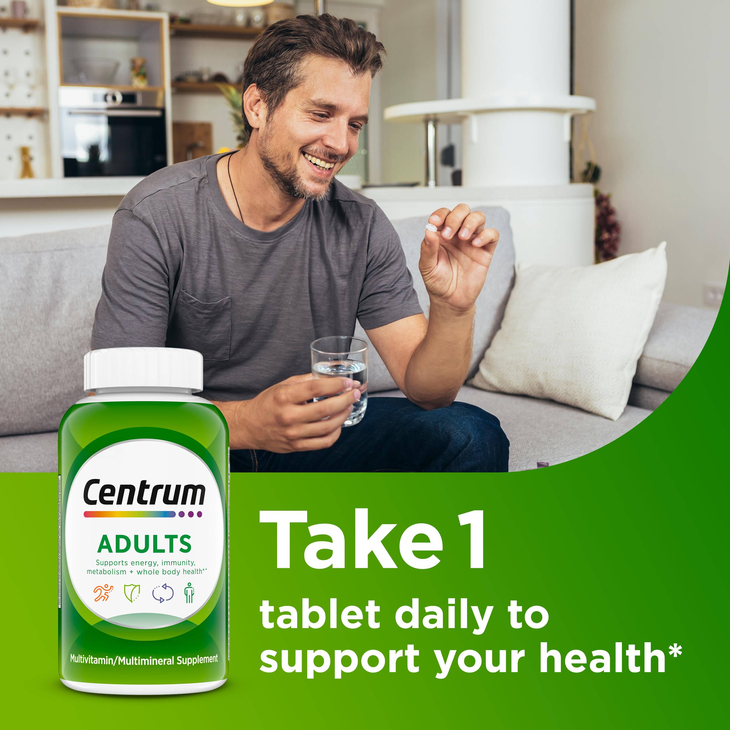 Centrum Adult Multivitamin/Multimineral Supplement with Antioxidants, Zinc, Vitamin D3 and B Vitamins Centrum Au supplements