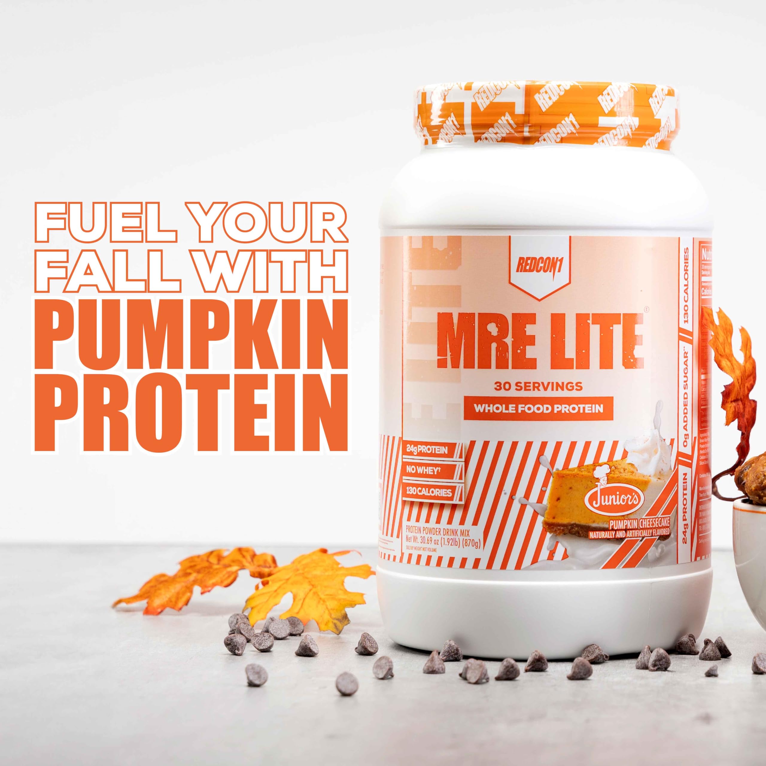 REDCON1 MRE Lite Whole Food Protein Powder, Juniors, Pumpkin Cheesecake - Low Carb REDCON1 Au supplements
