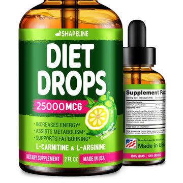 Weight Loss Drops - Appetite Suppressant for Women & Men - Made in the USA - Natural SHAPELINE Au supplements